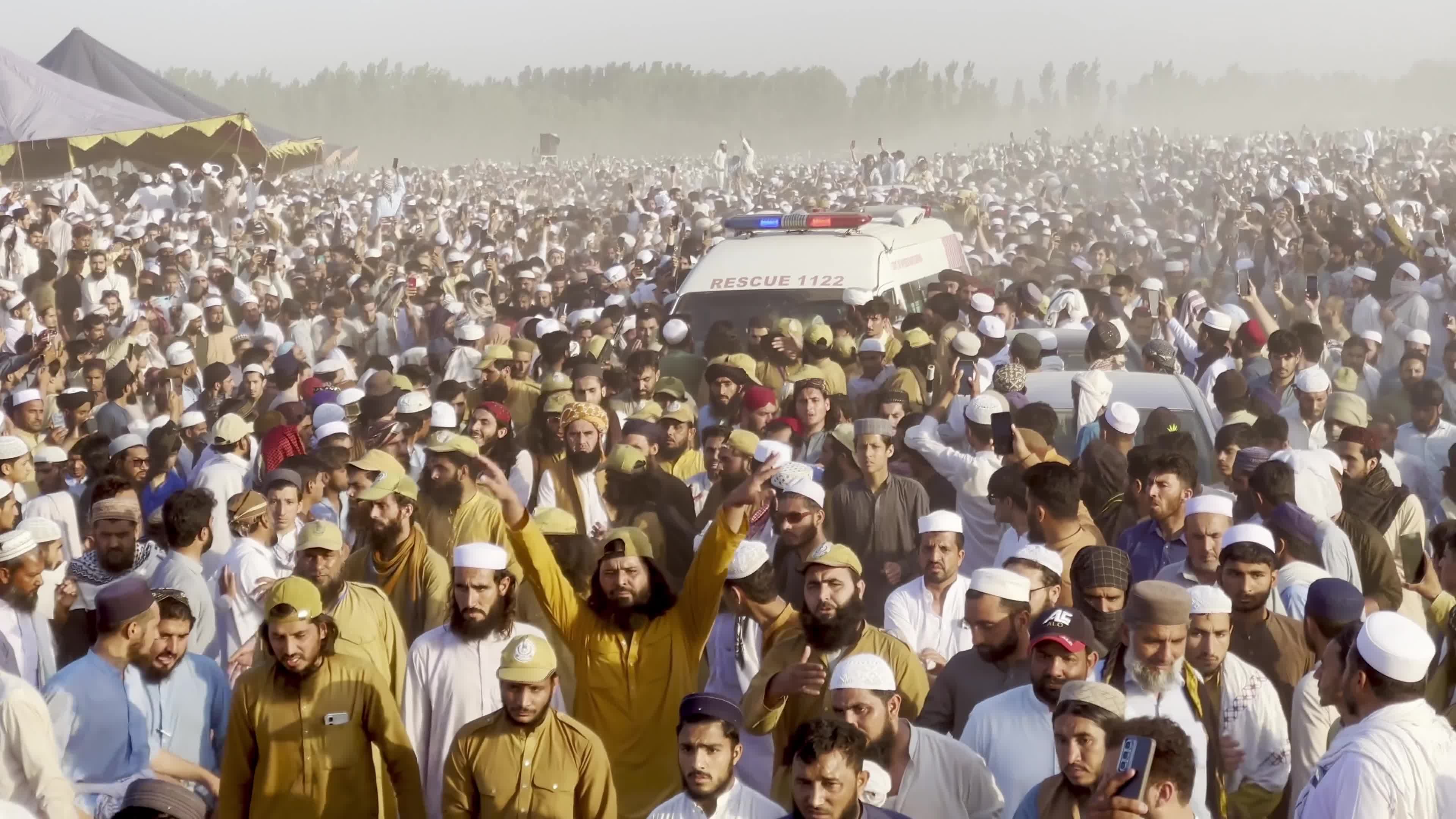 Pakistan Cleric Maulana Muhammad Idrees Shot Dead, Massive Crowds Attend Funeral