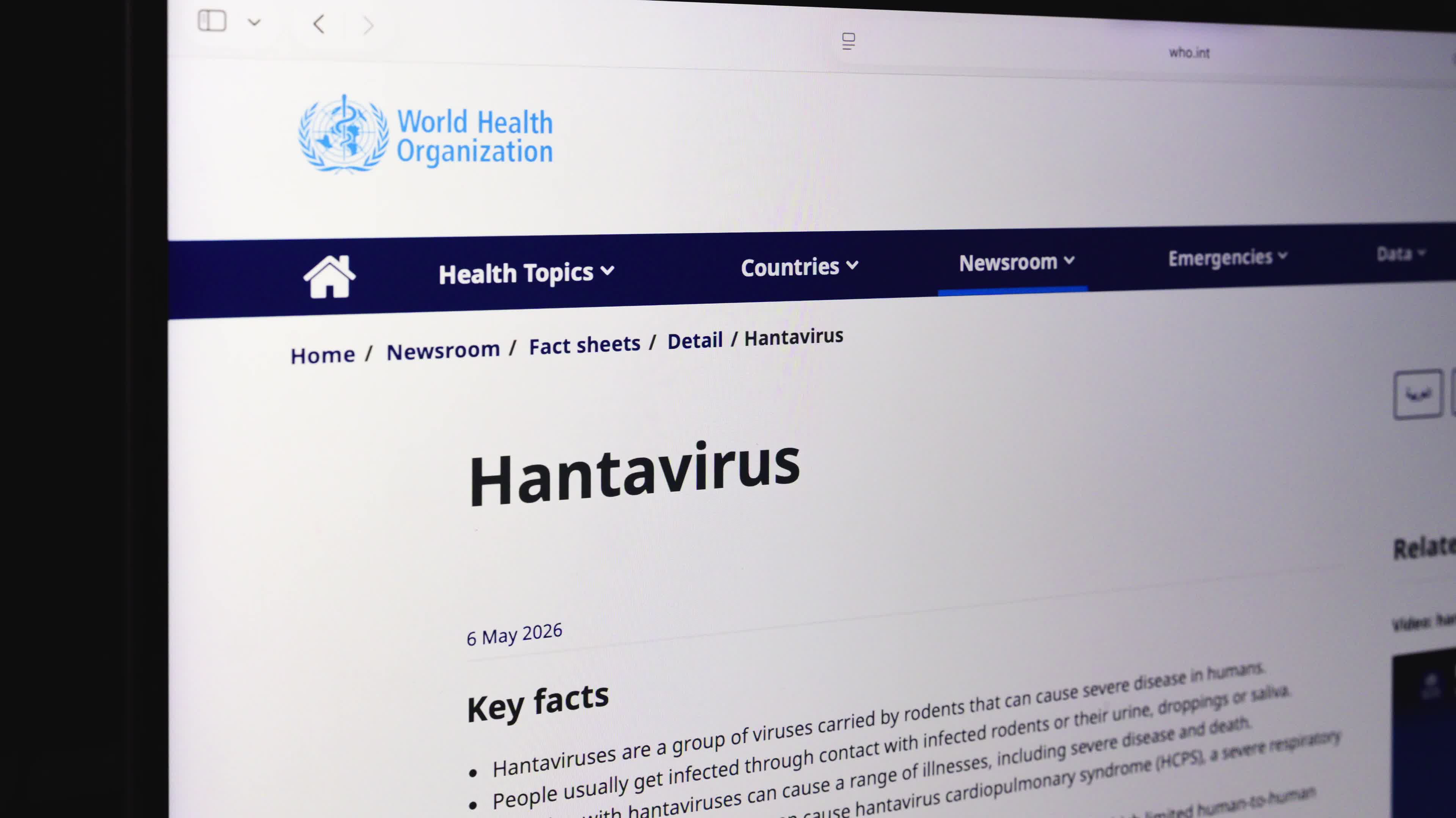 Video illustrations - Hantavirus and WHO
