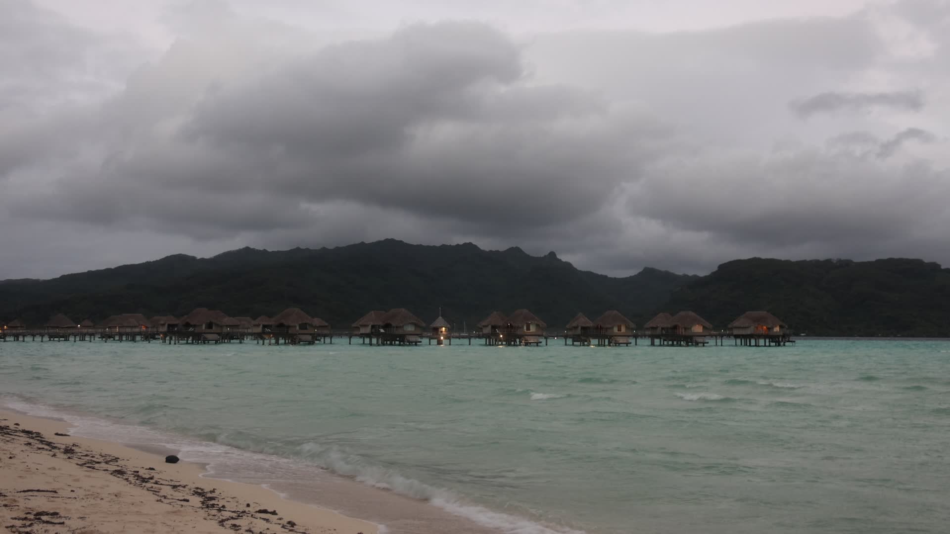 Storm in French Polynesia