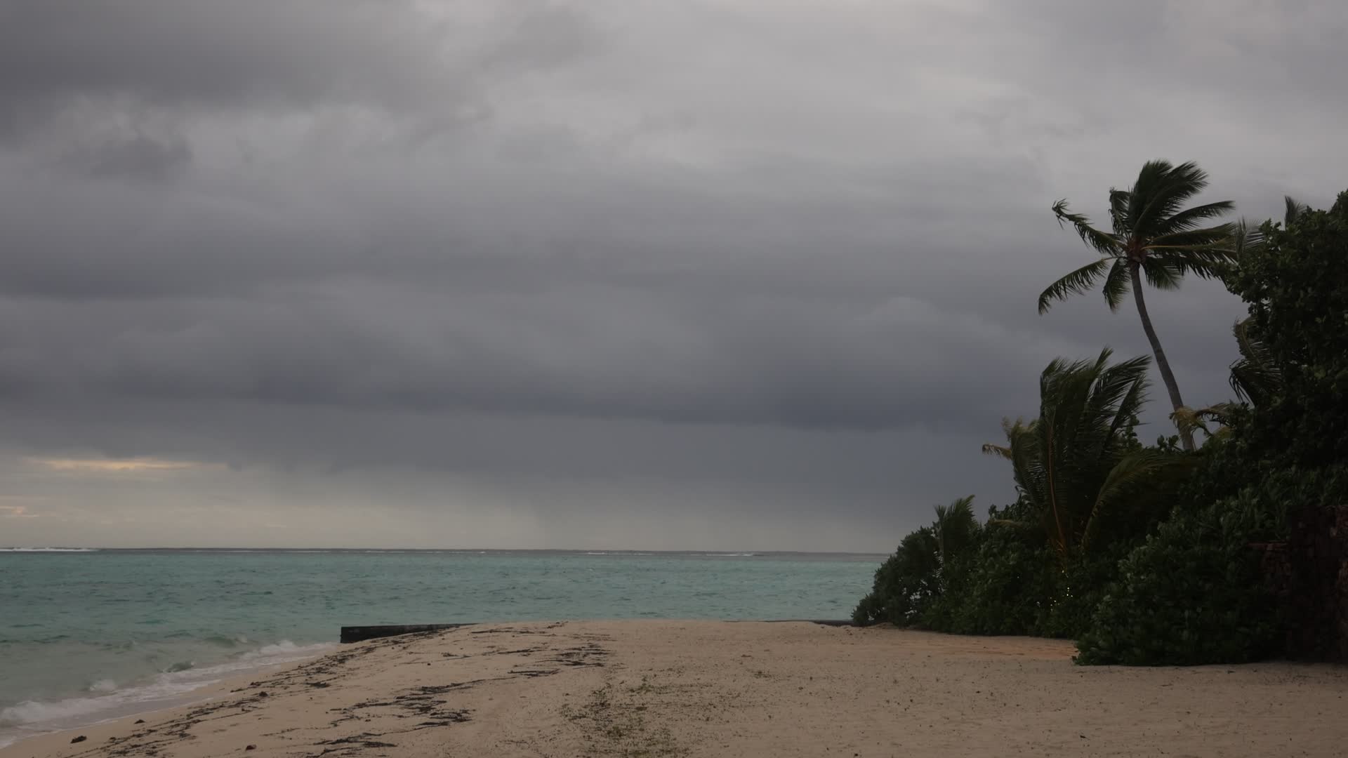 Storm in French Polynesia