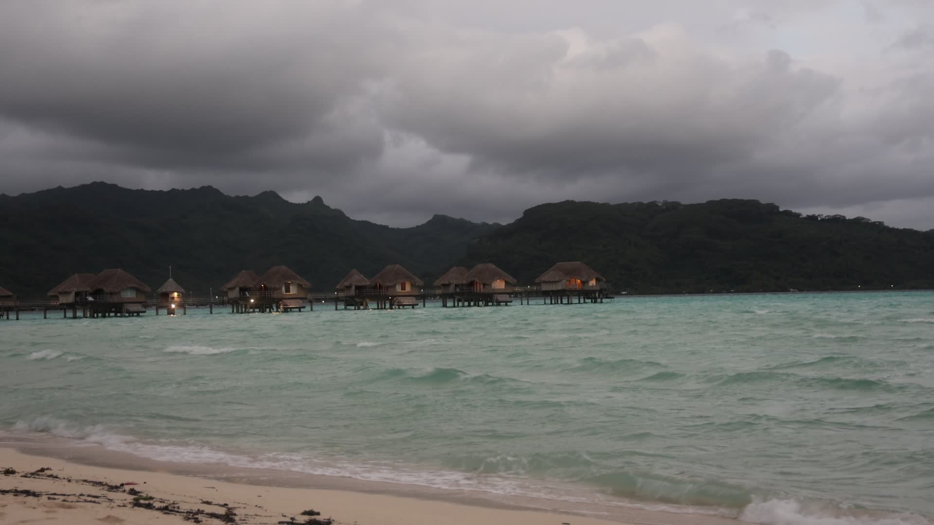 Storm in French Polynesia