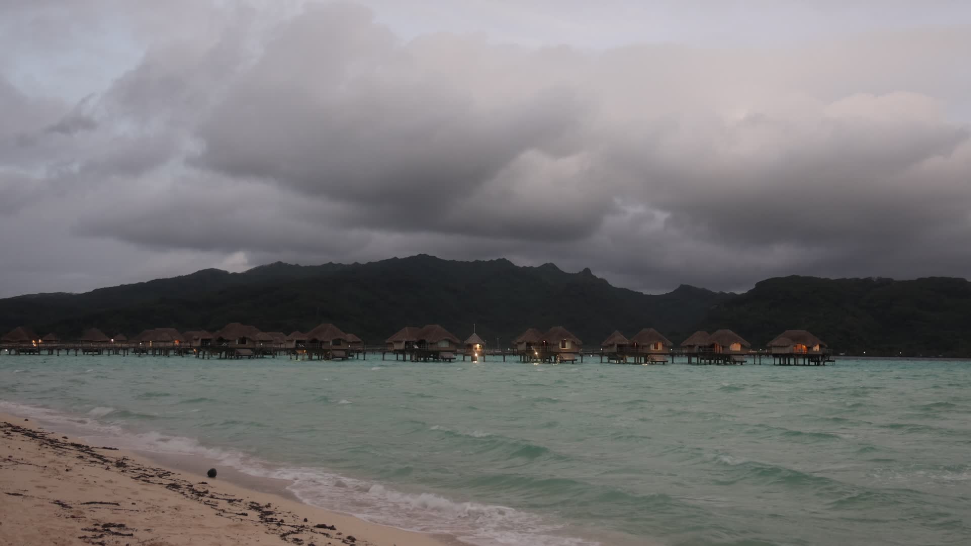Storm in French Polynesia
