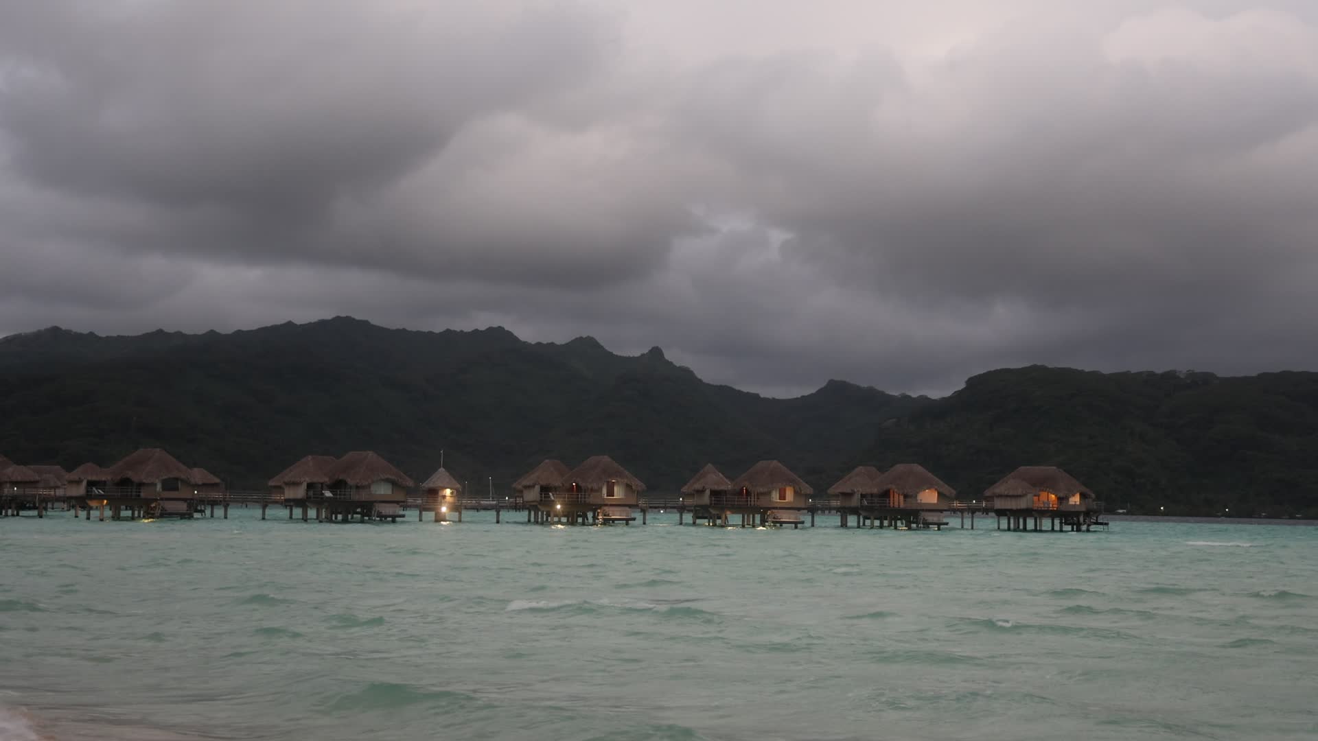 Storm in French Polynesia