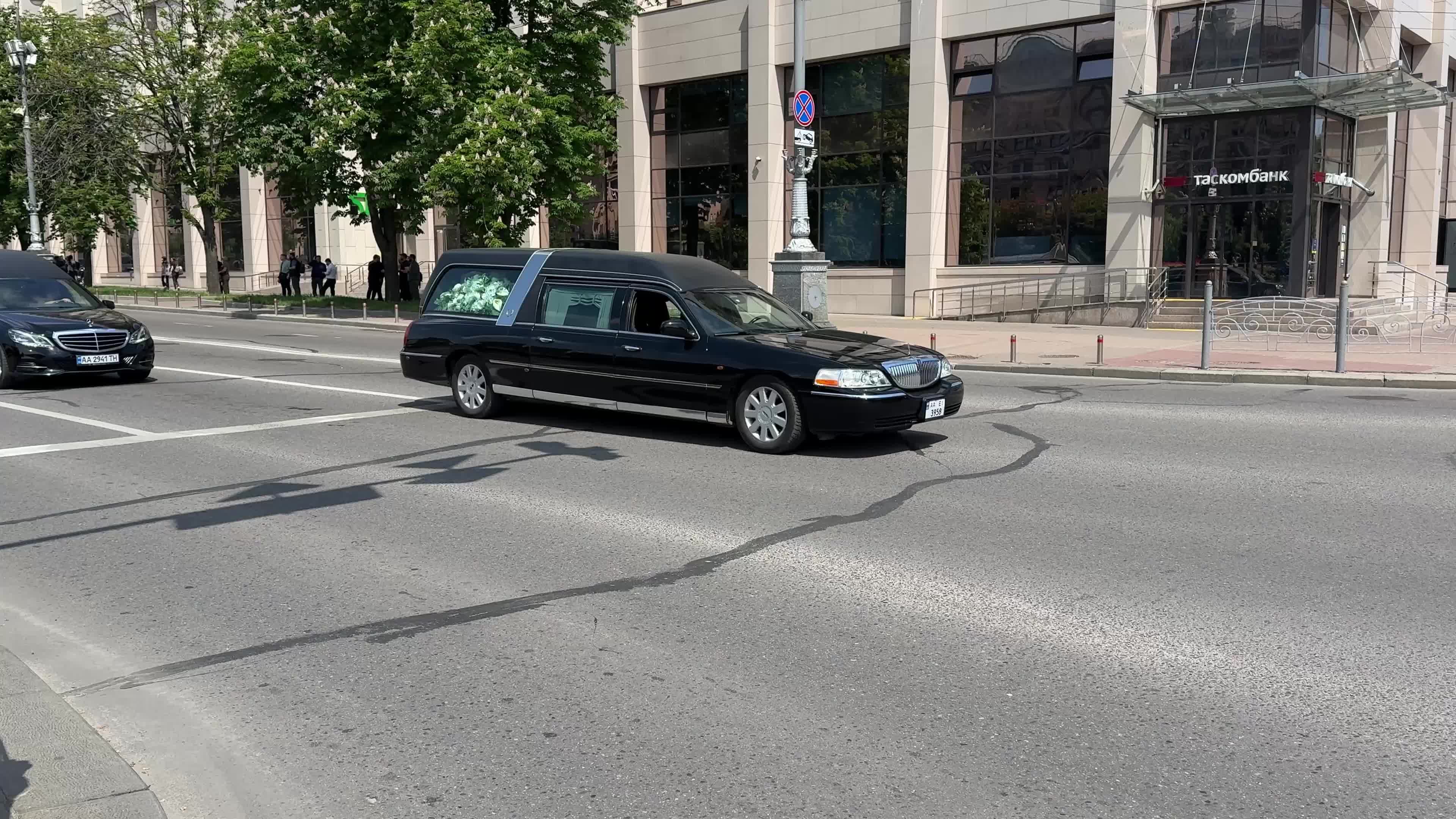 Funeral service for sisters Liubava and Vira Yakovlev, who were killed in a Russian missile strike on Kyiv