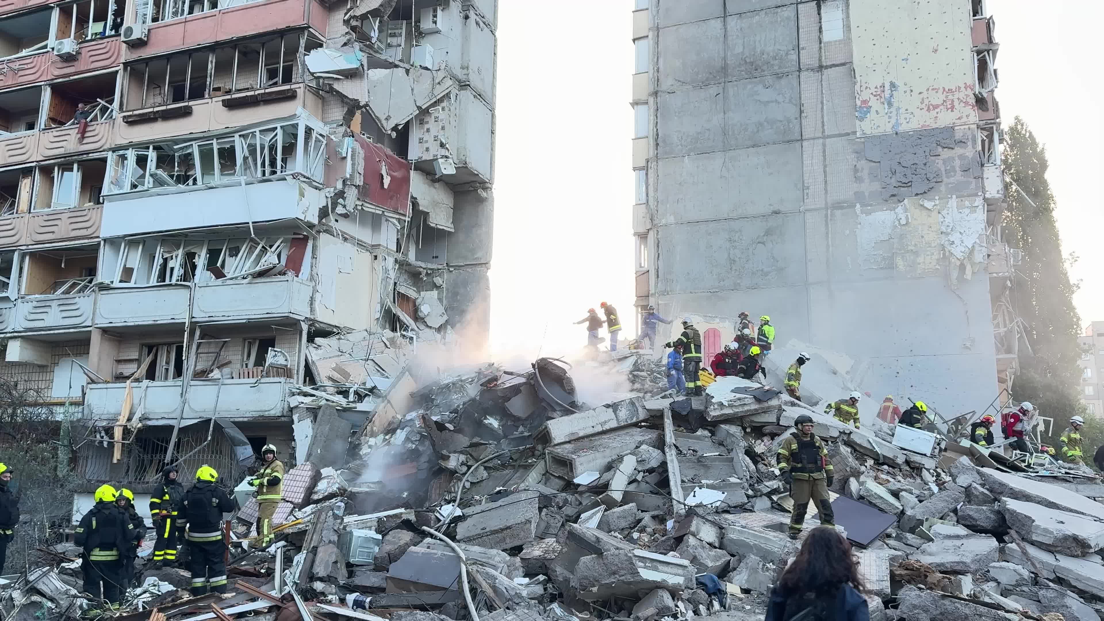 The largest combined Russian missile and drone attack on Kyiv, Ukraine