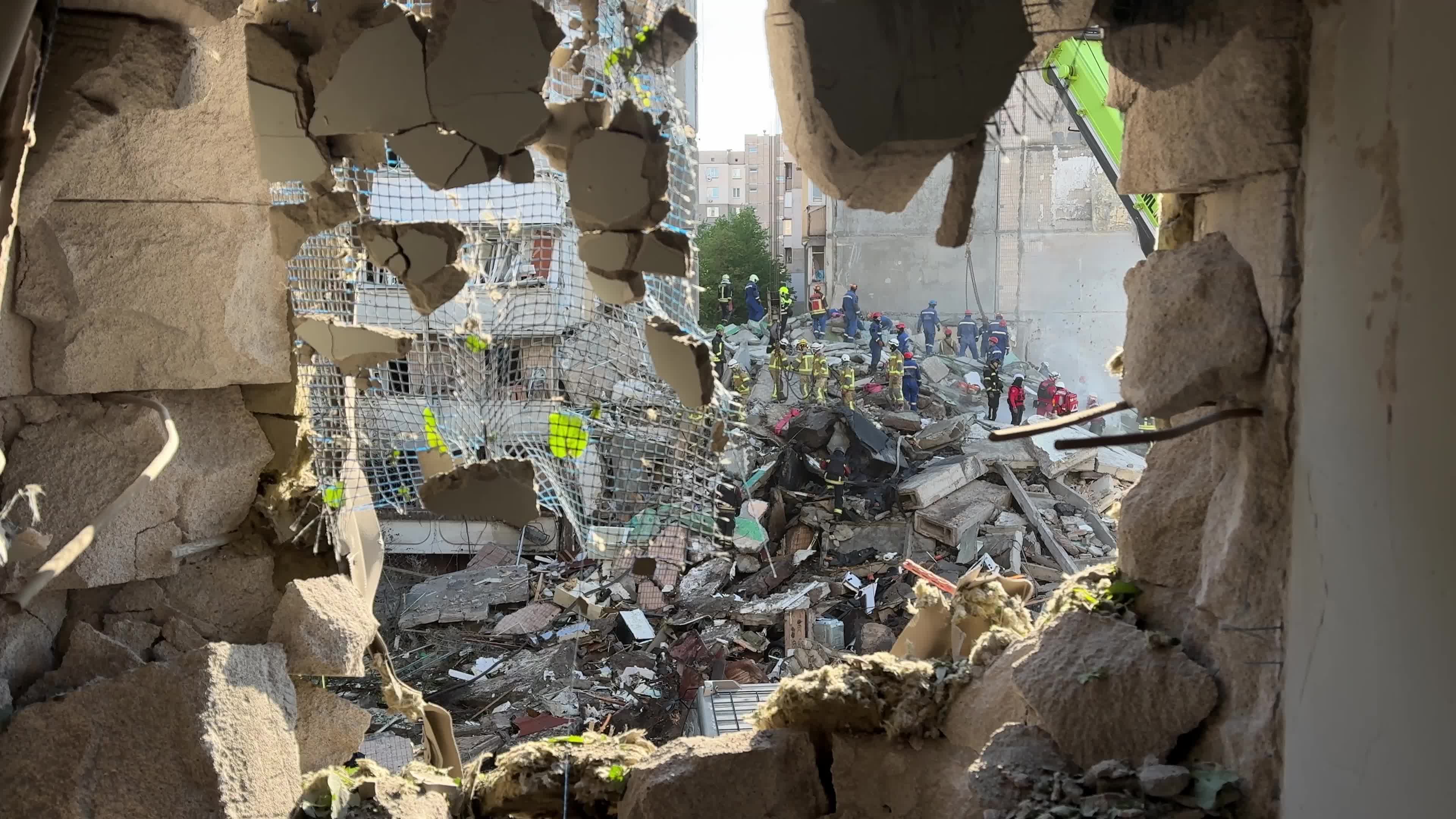 The largest combined Russian missile and drone attack on Kyiv, Ukraine