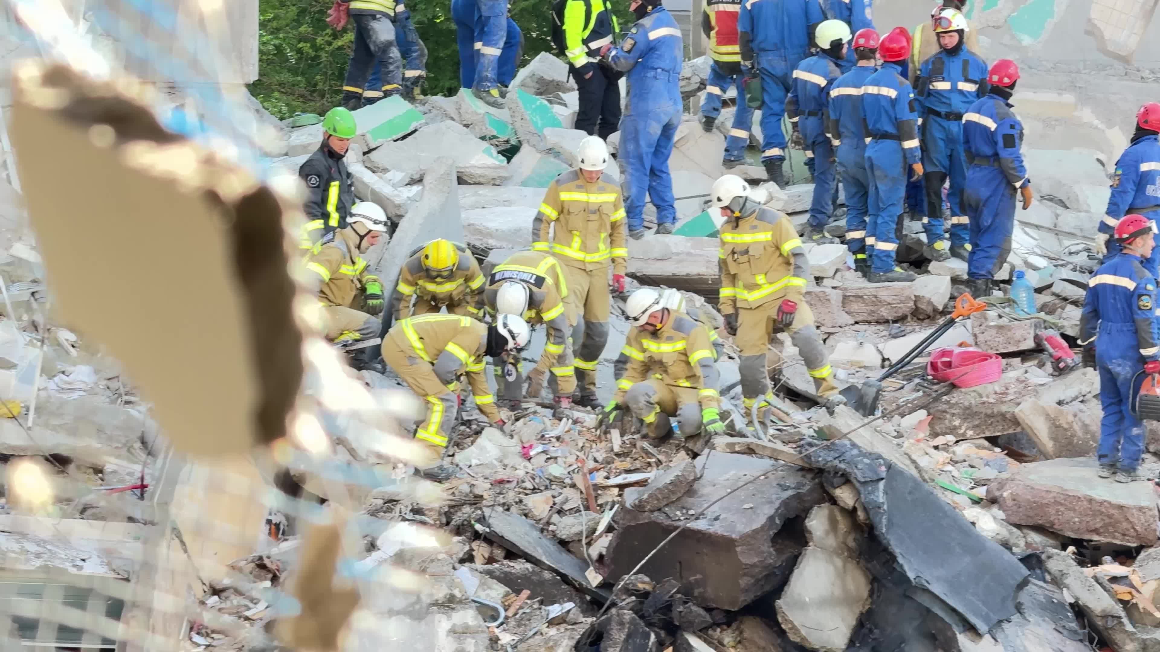 The largest combined Russian missile and drone attack on Kyiv, Ukraine