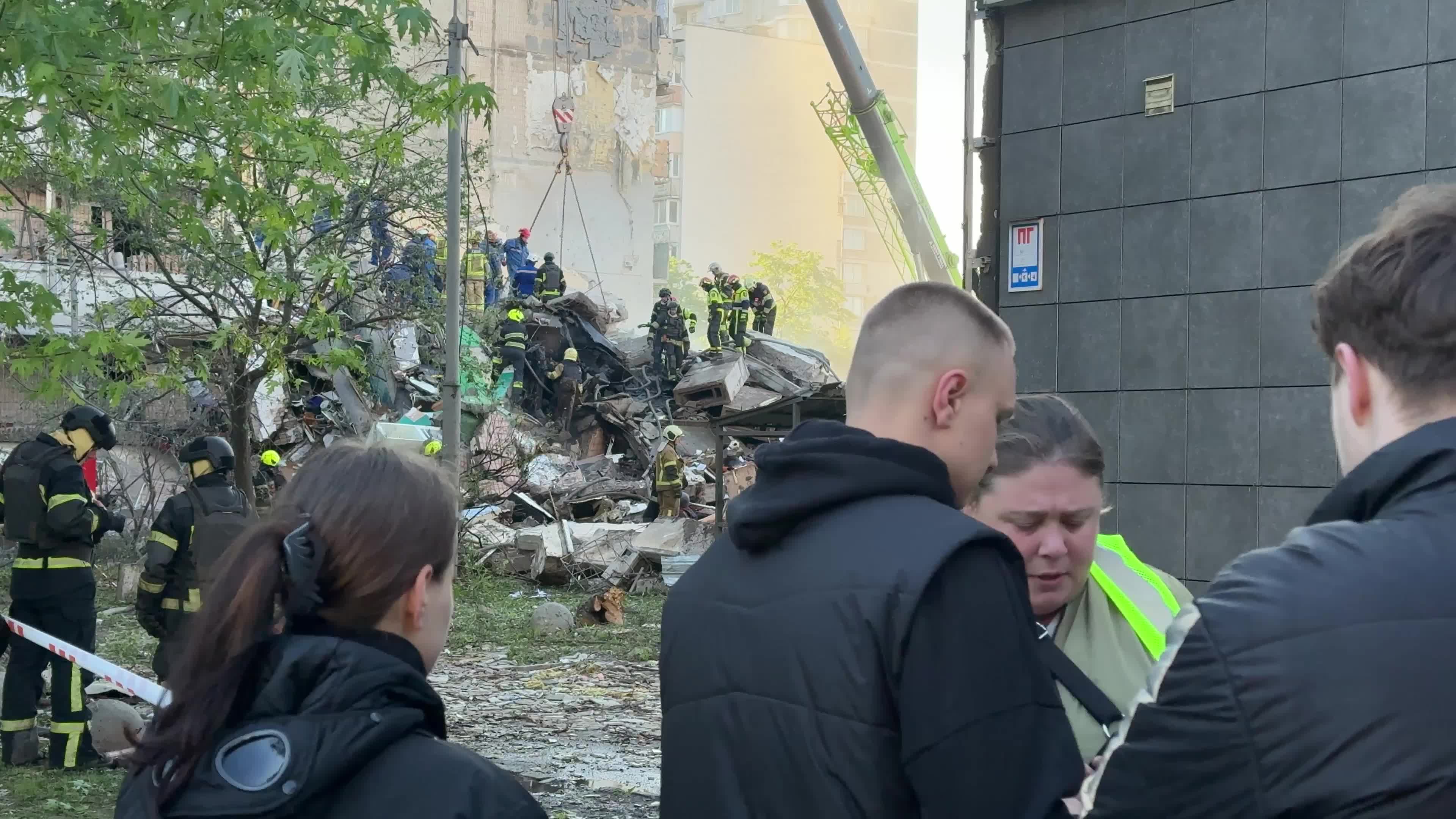 The largest combined Russian missile and drone attack on Kyiv, Ukraine