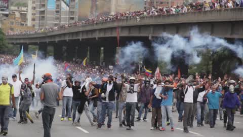 Anti-Government Protest In Caracas