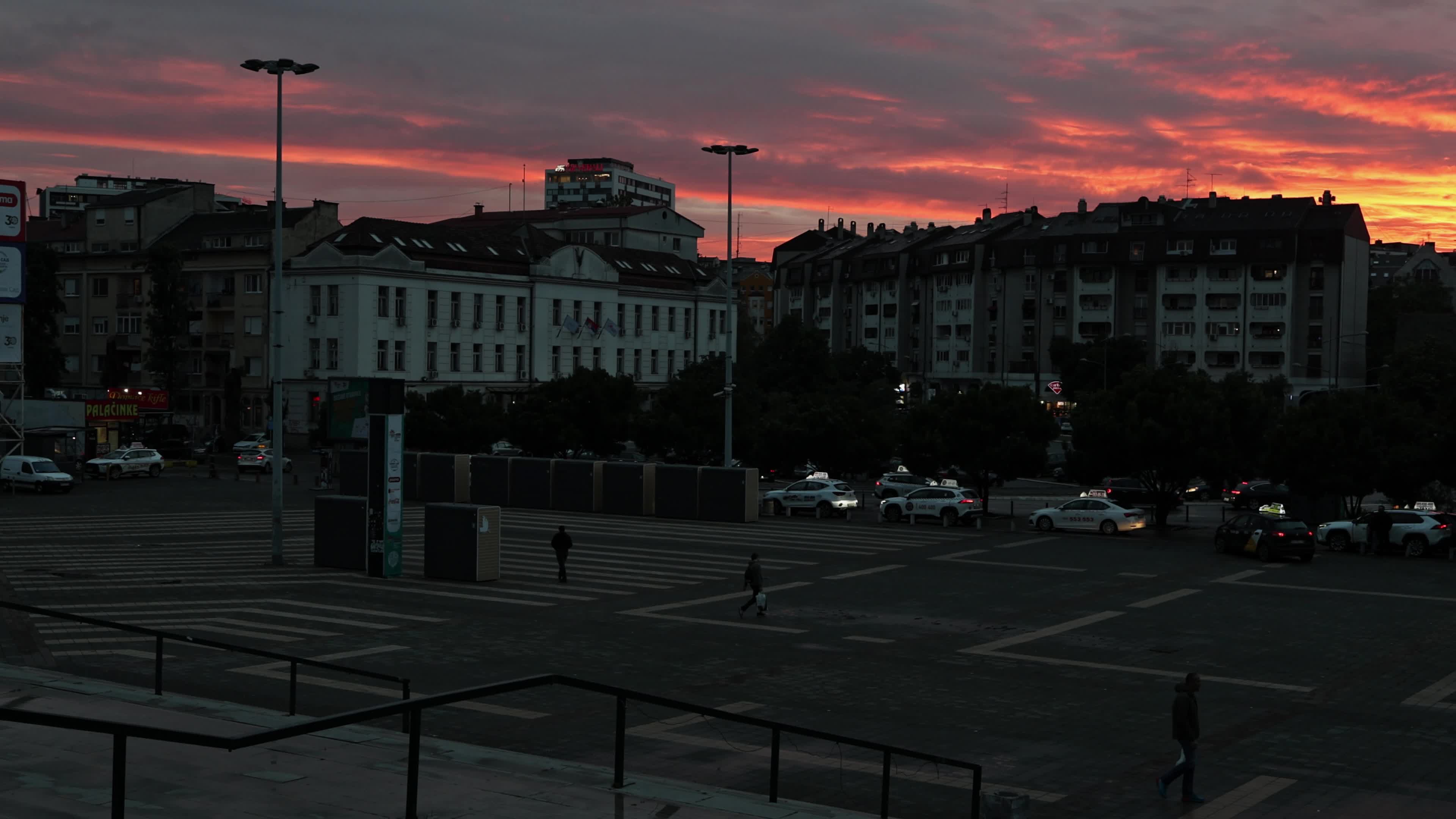 Sunset in Novi Sad