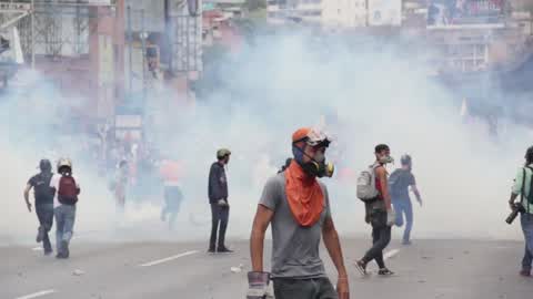 Anti-Government Protest In Caracas
