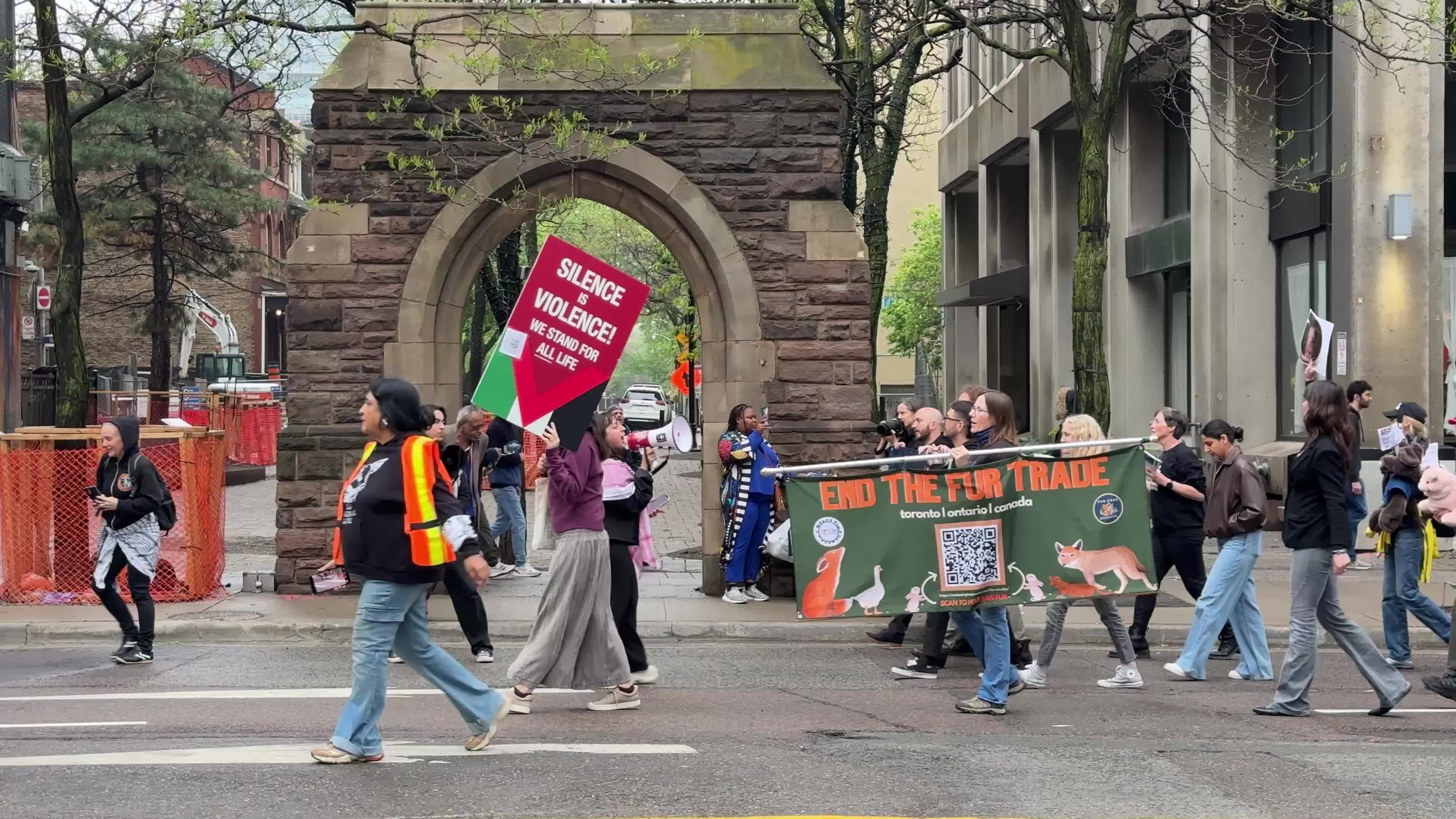 Animals Rights March In Toronto, Canada