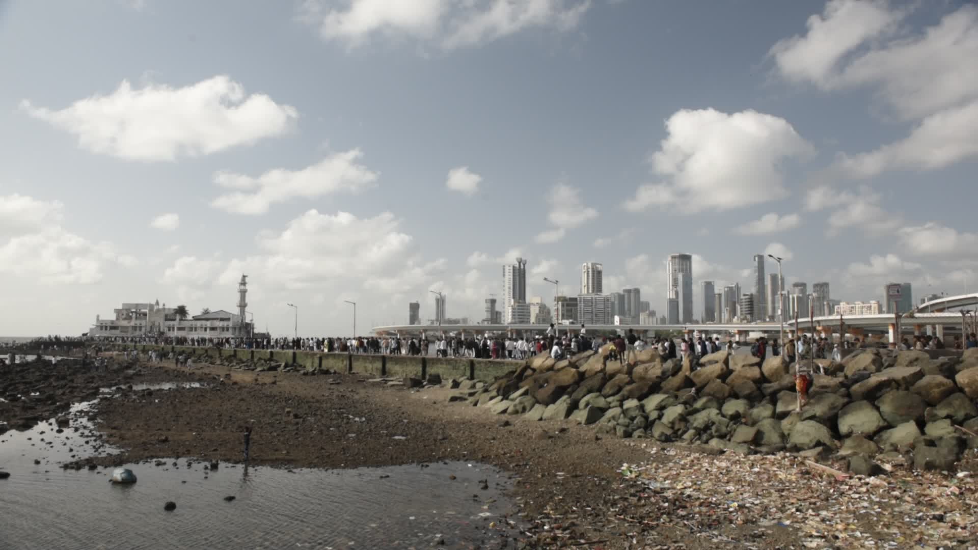 Devotees Throng Haji Ali Dargah In Mumbai