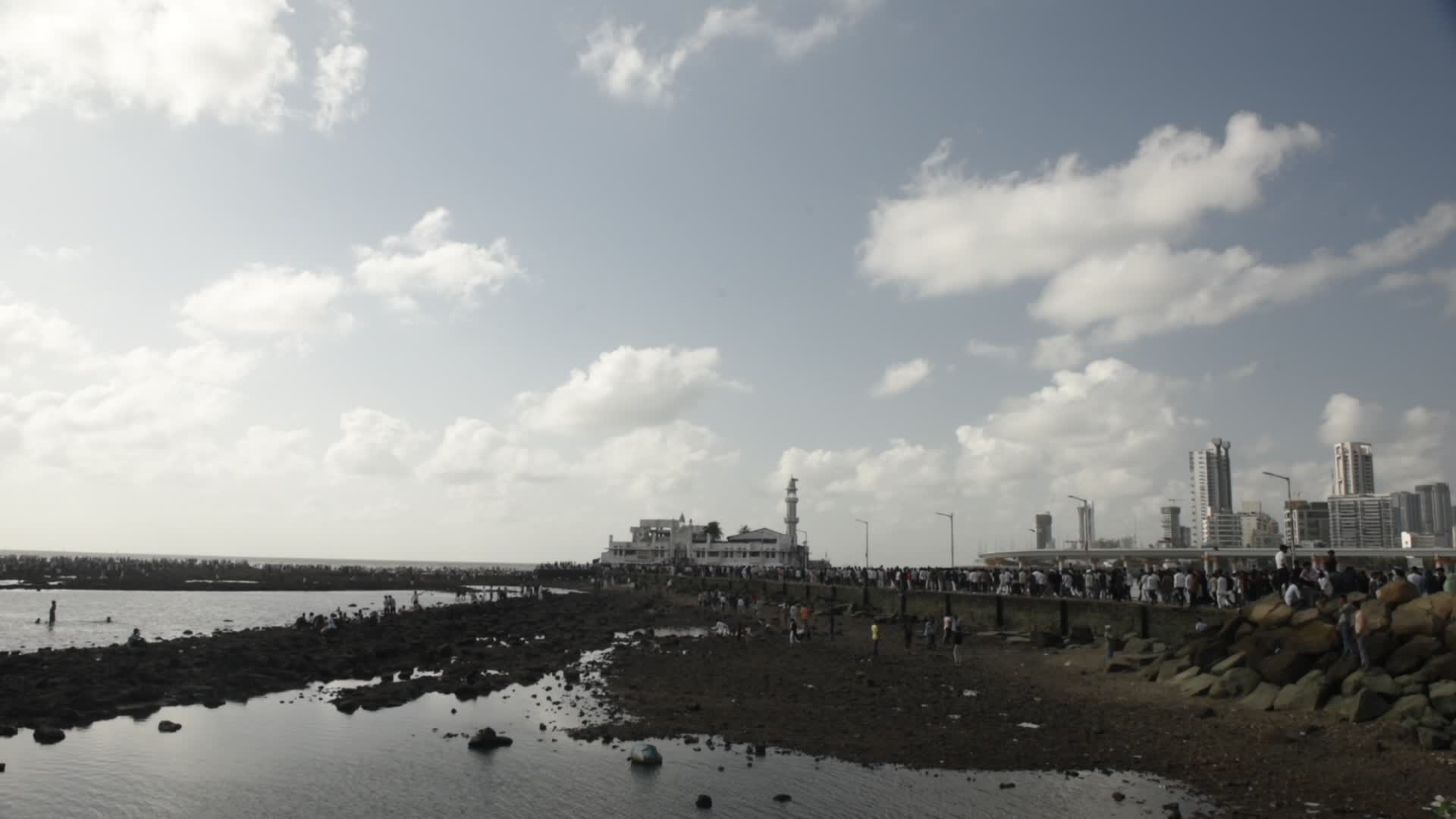 Devotees Throng Haji Ali Dargah In Mumbai