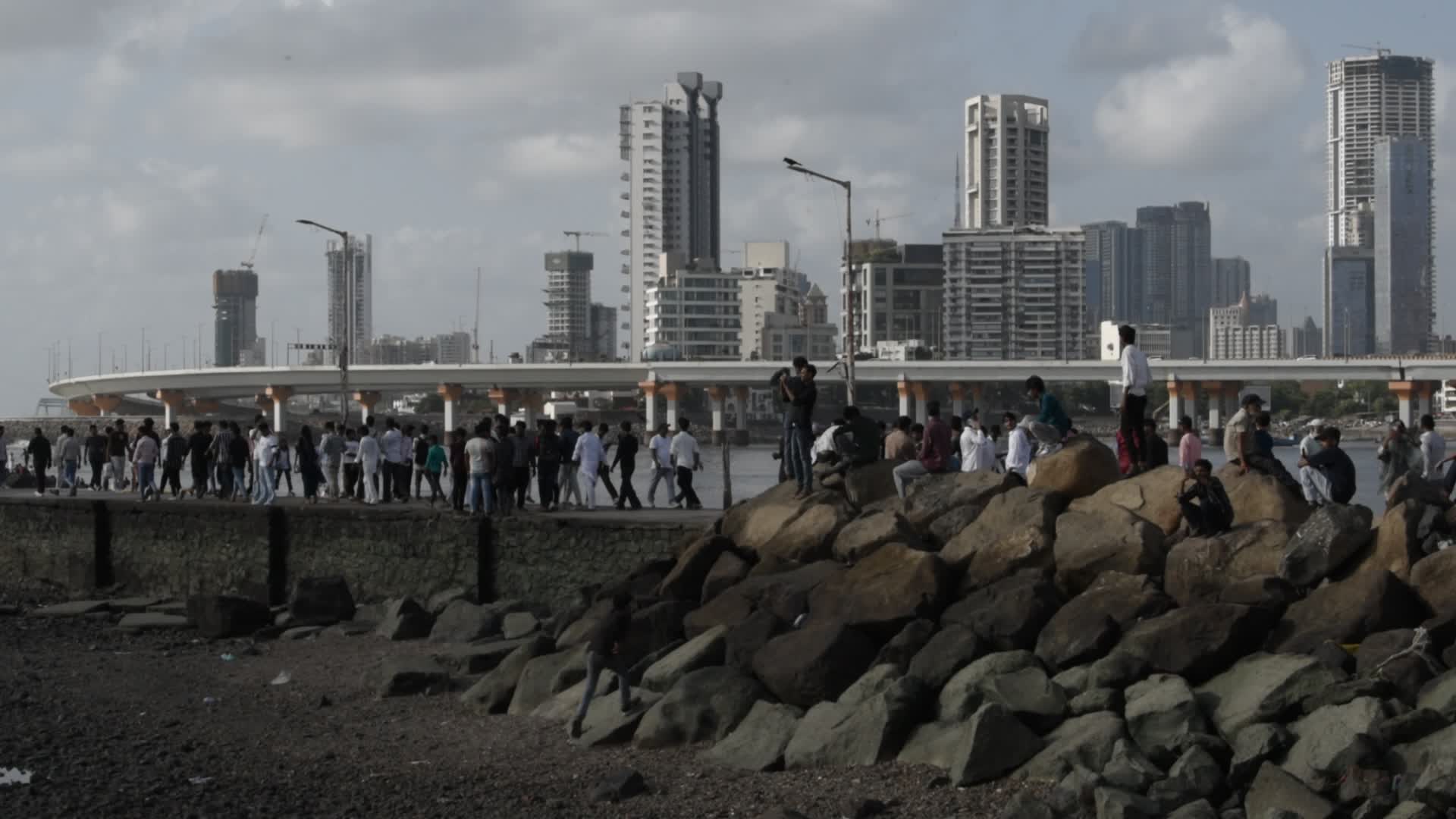 Devotees Throng Haji Ali Dargah In Mumbai