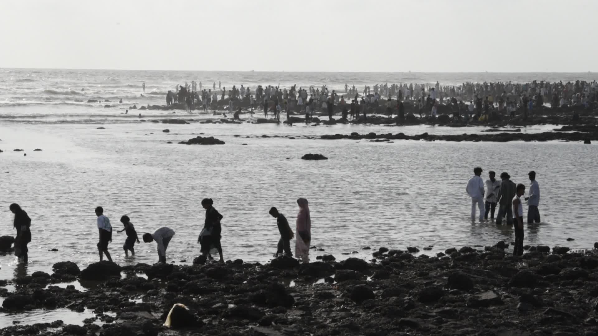 Devotees Throng Haji Ali Dargah In Mumbai