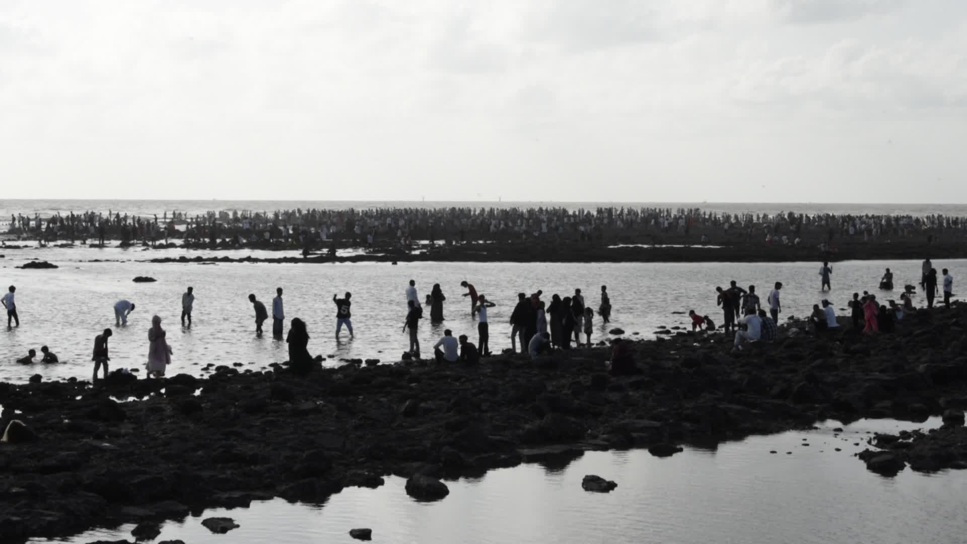 Devotees Throng Haji Ali Dargah In Mumbai