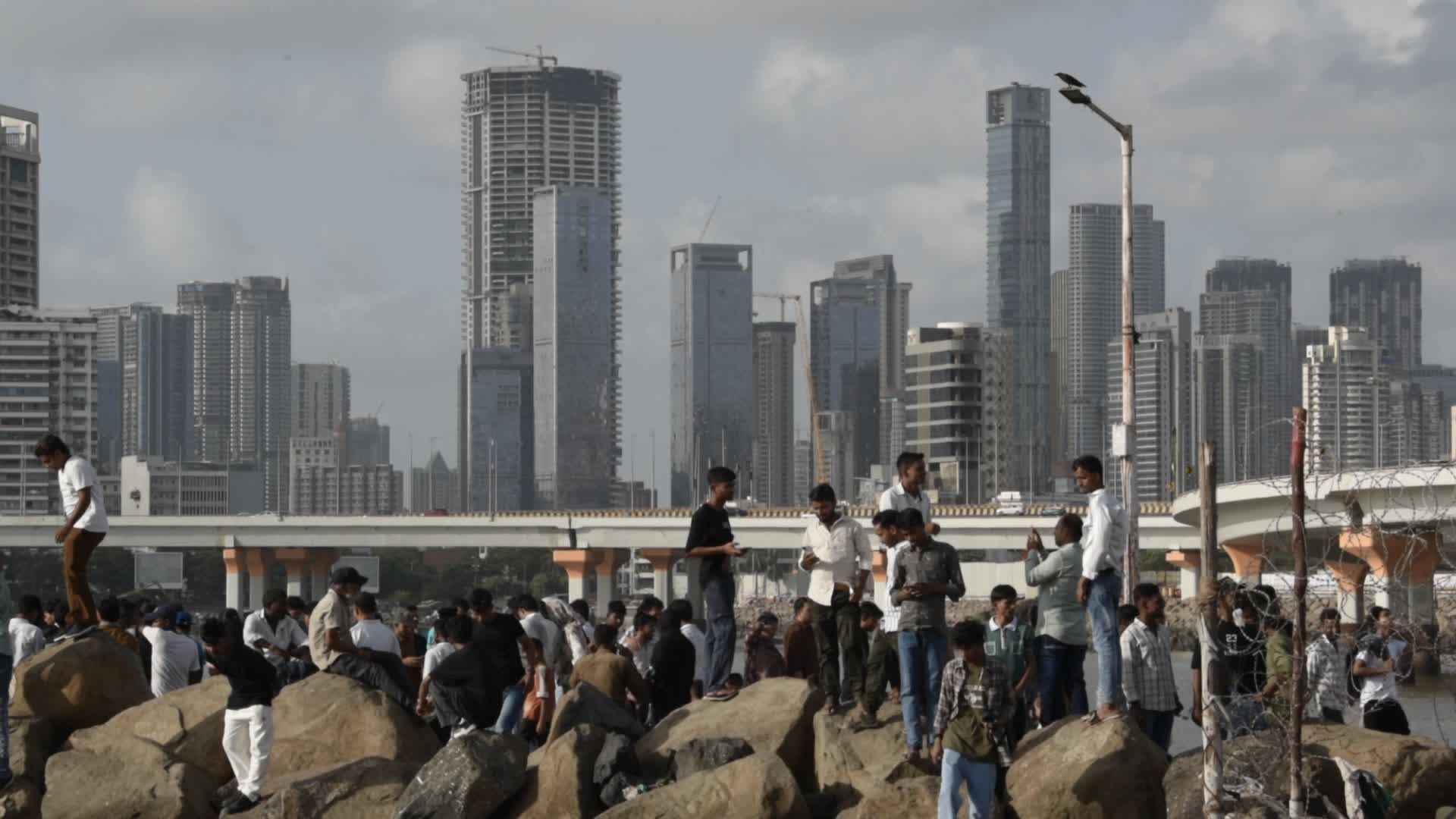 Devotees Throng Haji Ali Dargah In Mumbai