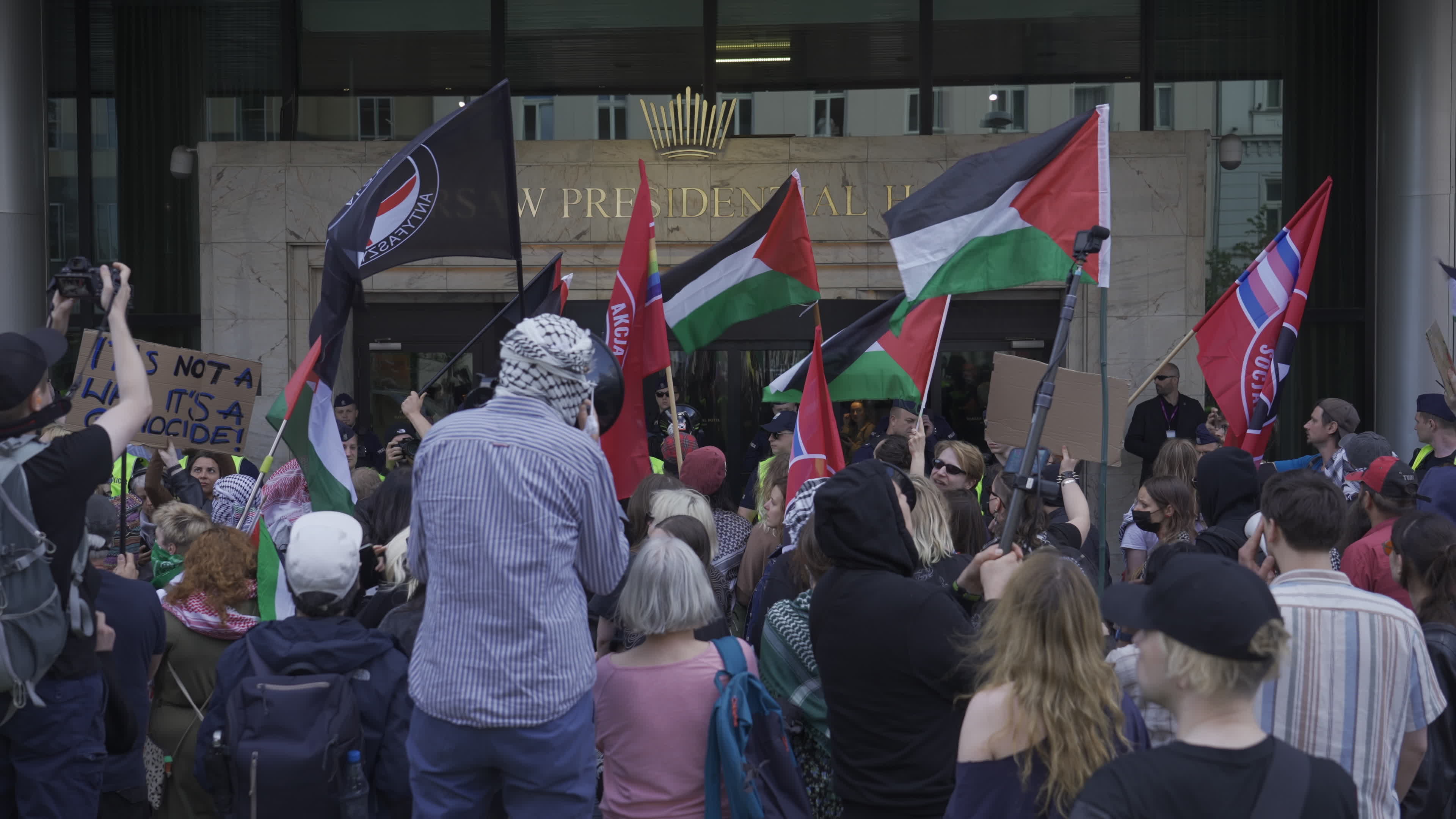 Warsaw Protests Israeli Security Conference Accused of Whitewashing War Crimes