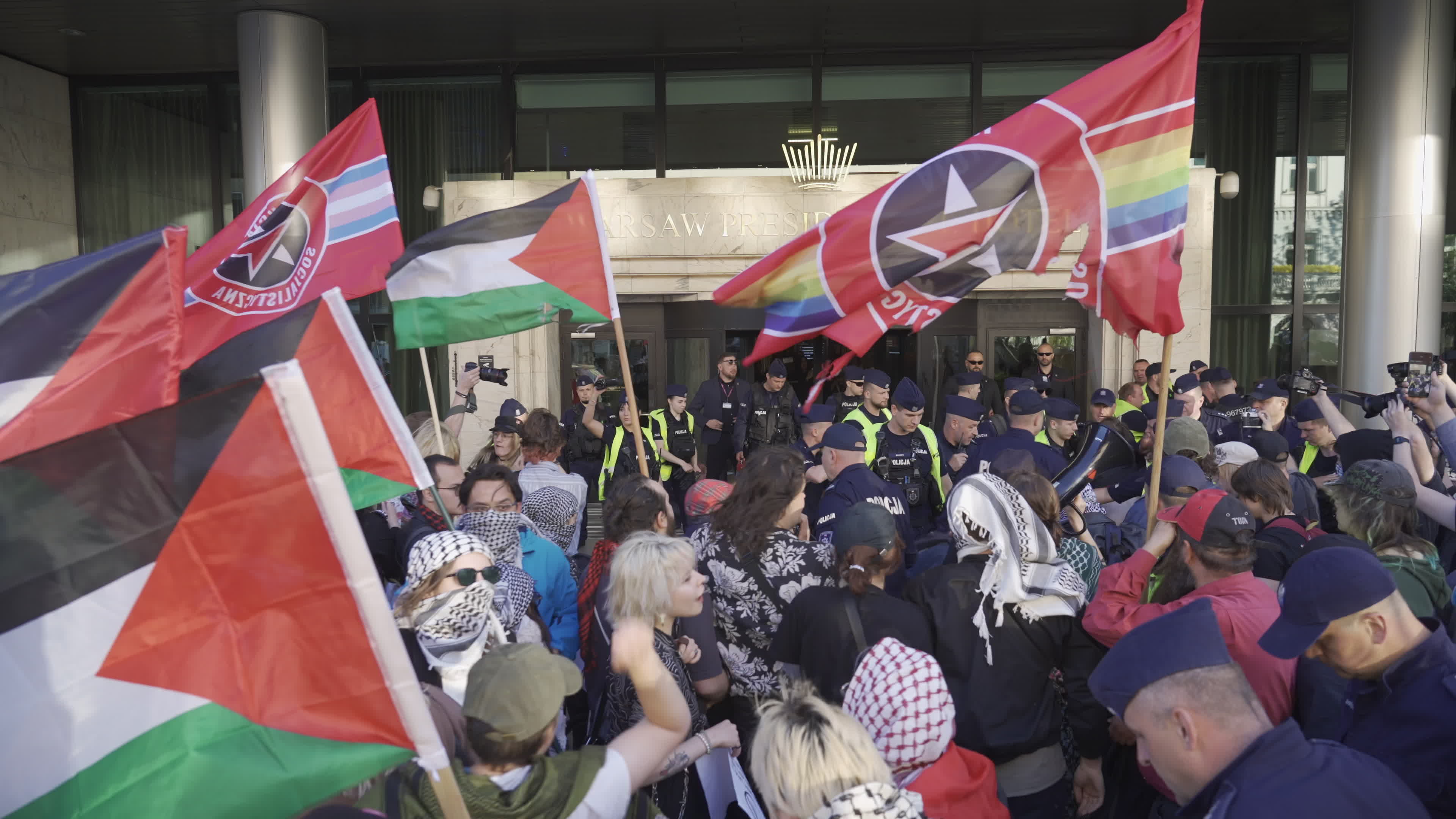 Warsaw Protests Israeli Security Conference Accused of Whitewashing War Crimes