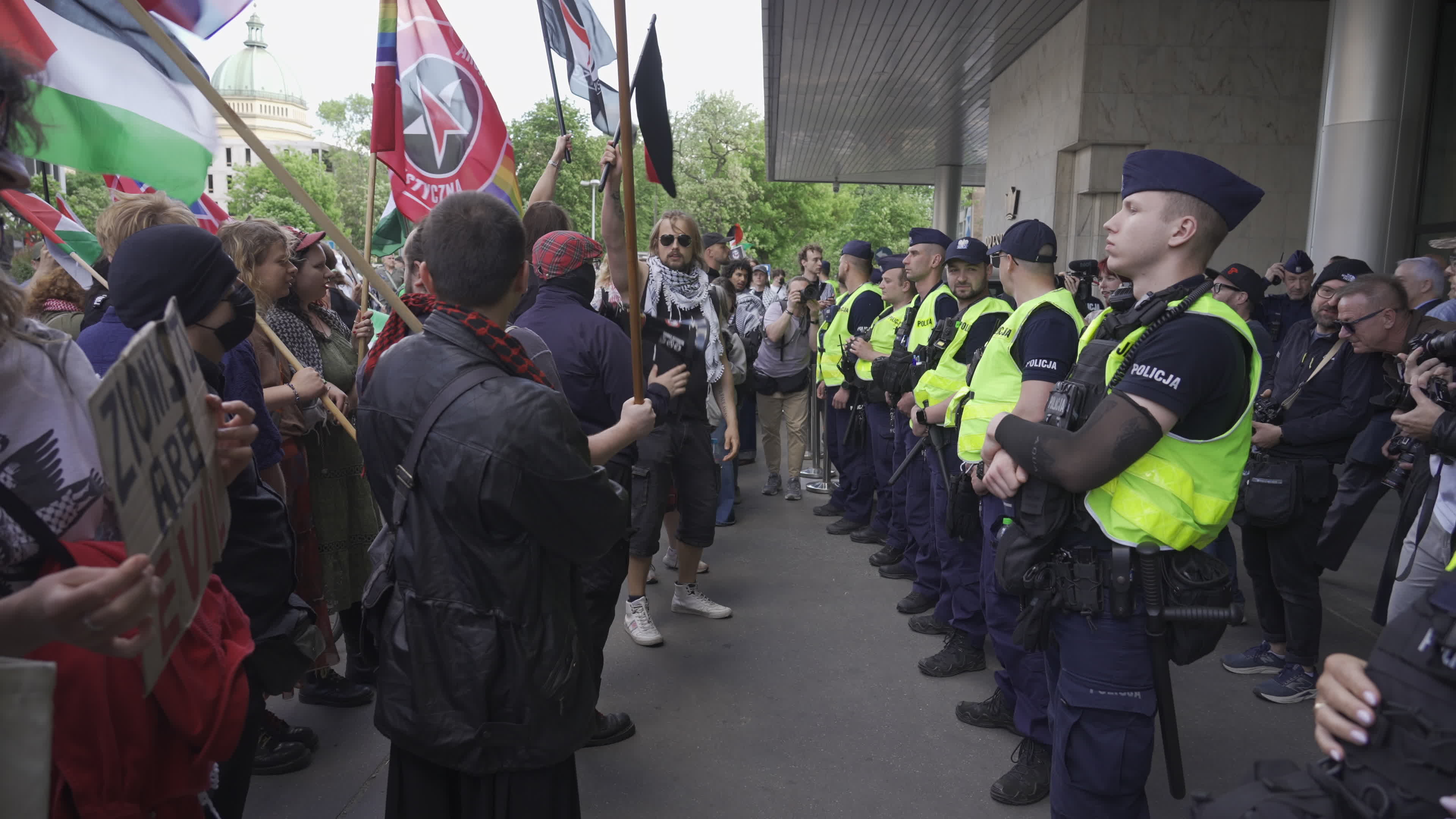 Warsaw Protests Israeli Security Conference Accused of Whitewashing War Crimes