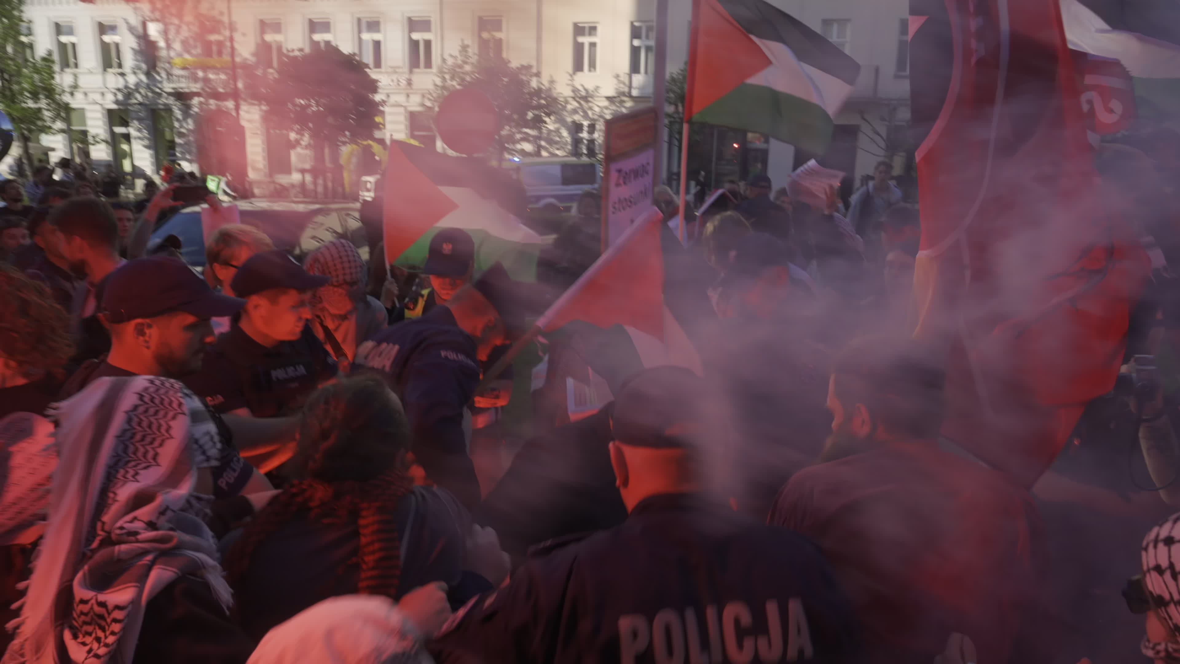 Warsaw Protests Israeli Security Conference Accused of Whitewashing War Crimes