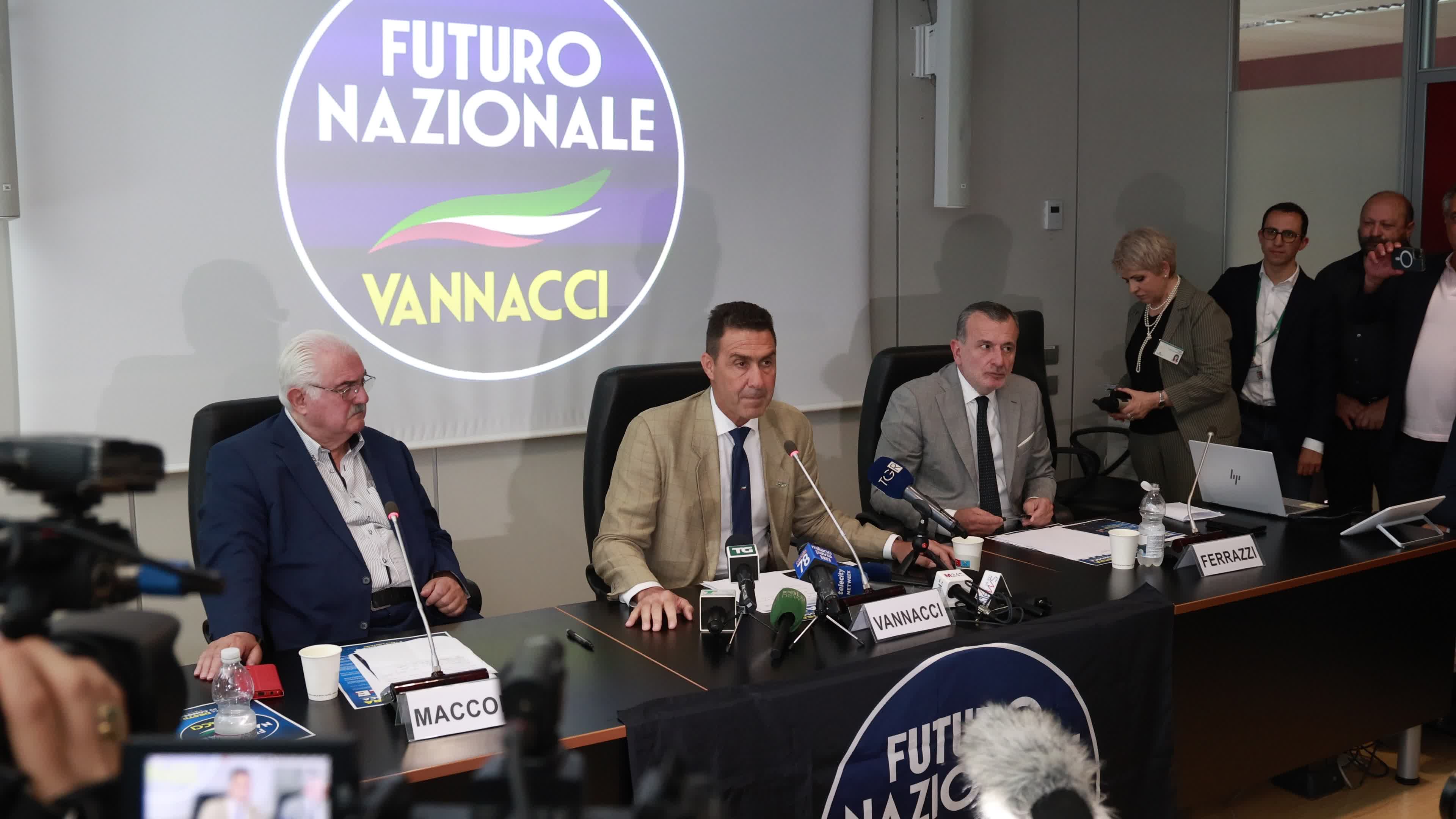 The press conference held by General Roberto Vannacci to announce new members joining Futuro Nazionale ahead of the party’s founding assembly in Milan