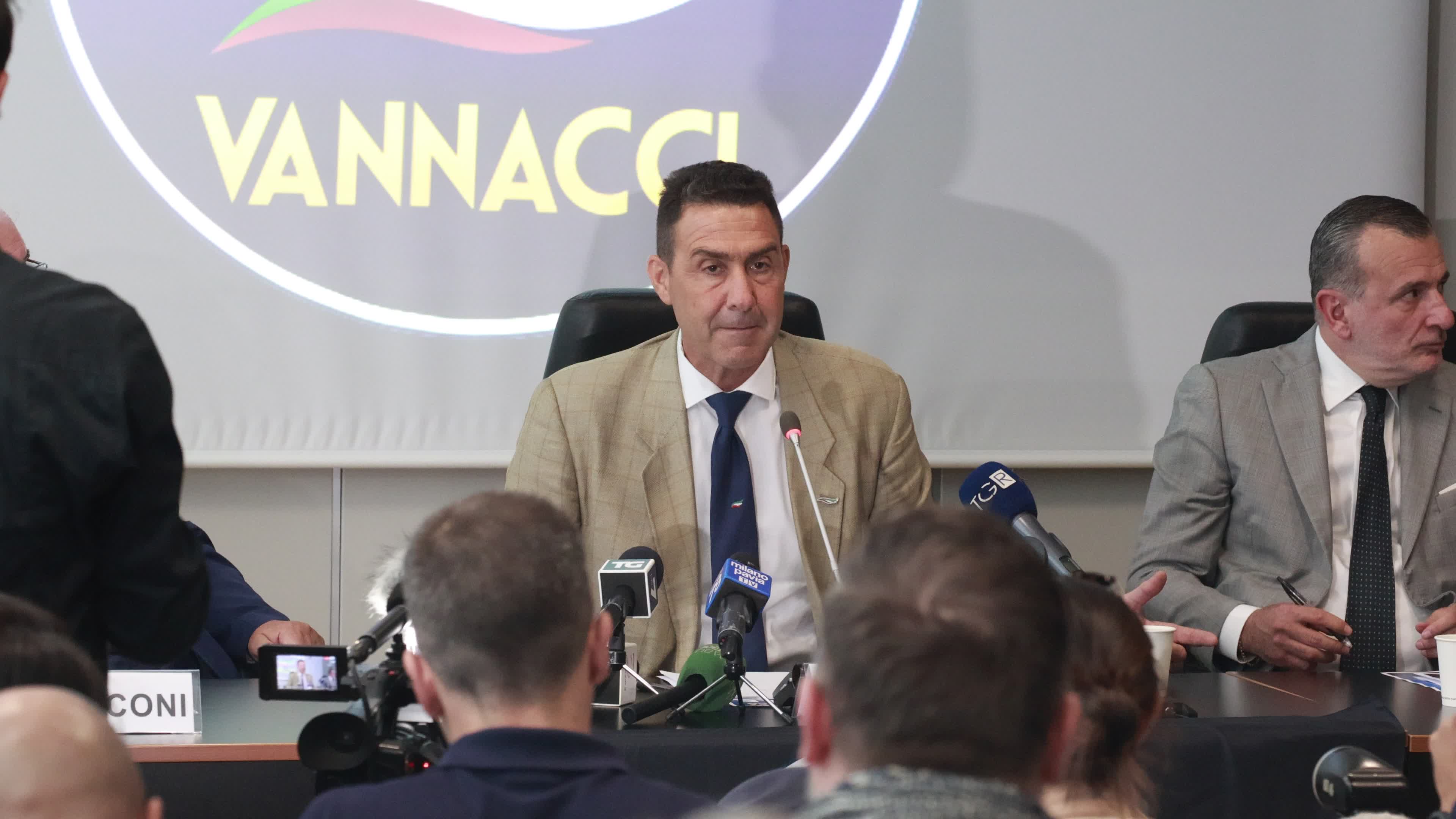 The press conference held by General Roberto Vannacci to announce new members joining Futuro Nazionale ahead of the party’s founding assembly in Milan