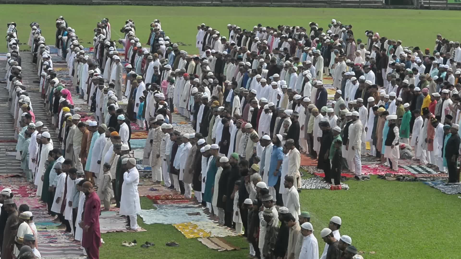 Eid al-Adha prayers in Siliguri