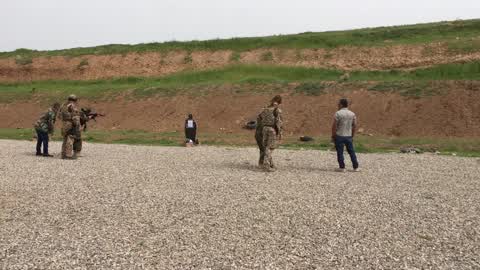 IS Conflict: Peshmerga Women At Bnaslawa Camp