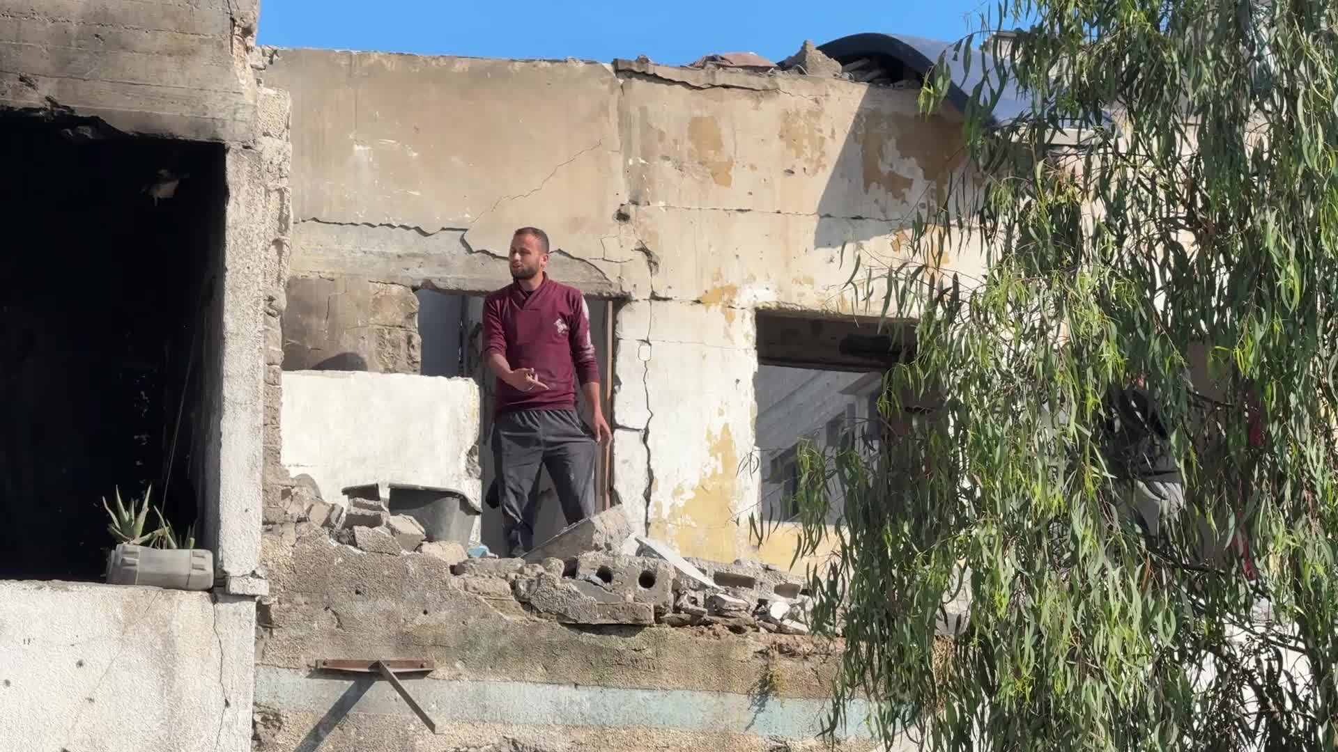 Aftermath Of Israeli Airstrike In Gaza, Palestine