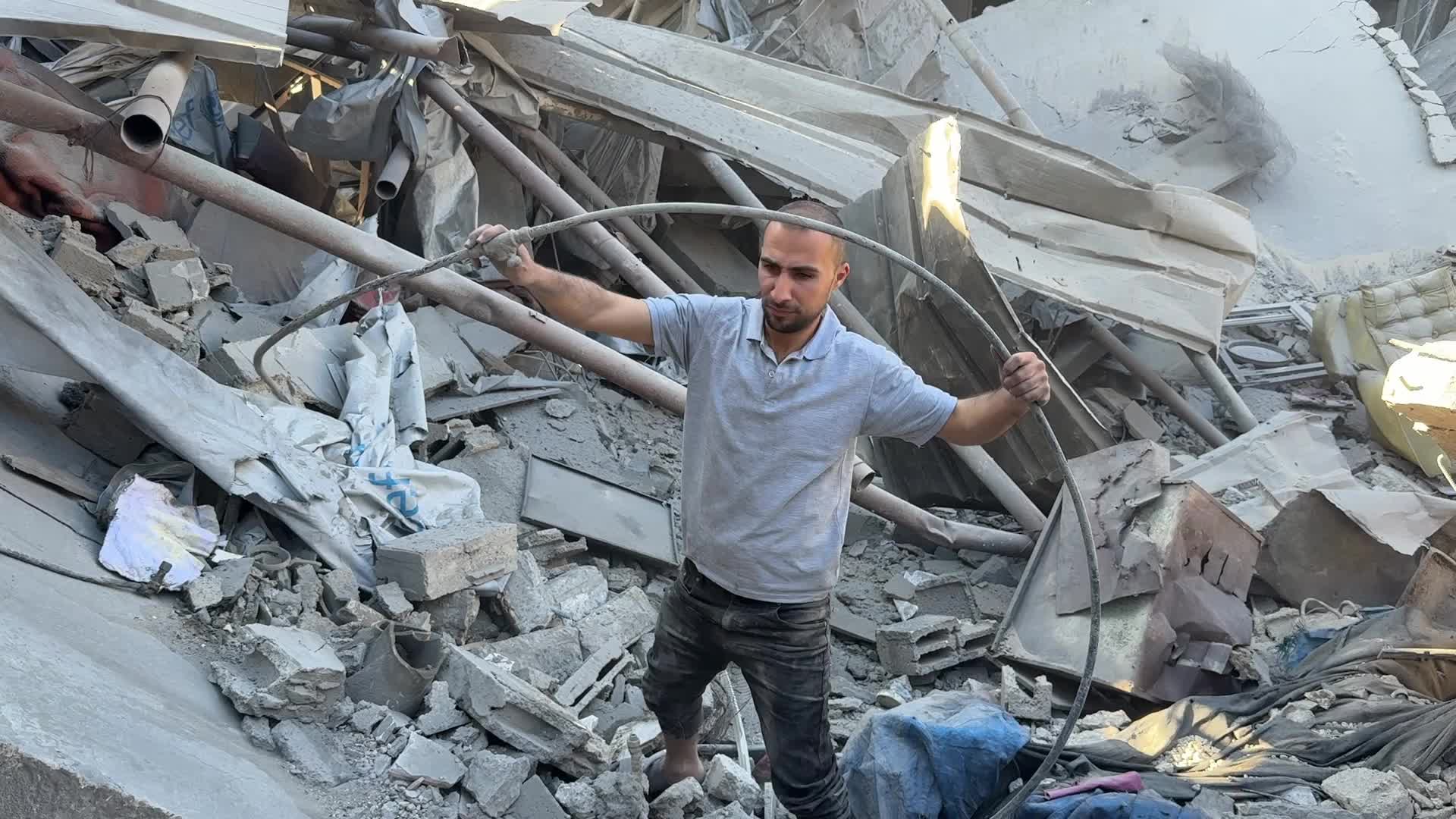 Israeli attacks on Gaza continue during Eid al-Adha
