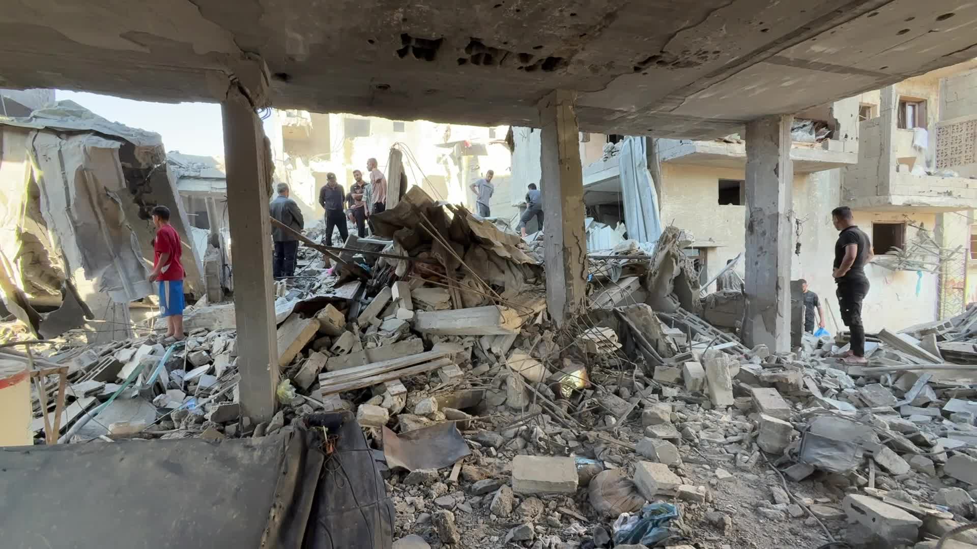 Israeli attacks on Gaza continue during Eid al-Adha