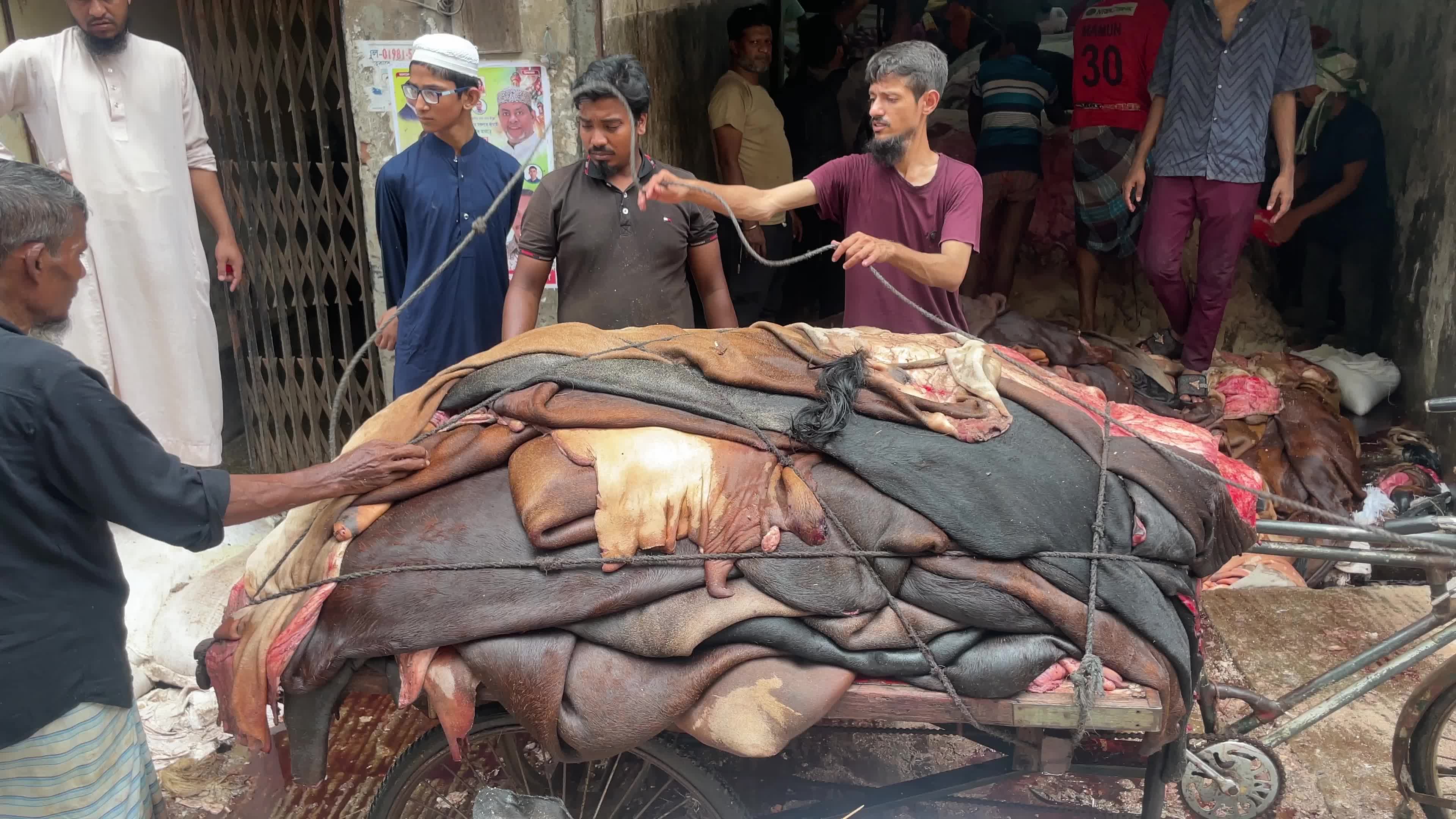 Leather industry in Dhaka