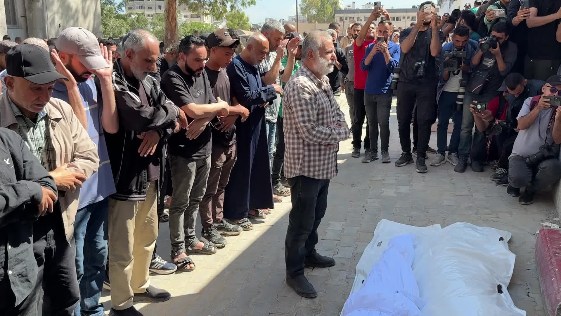 Funeral of People Killed During Israeli Airstrike