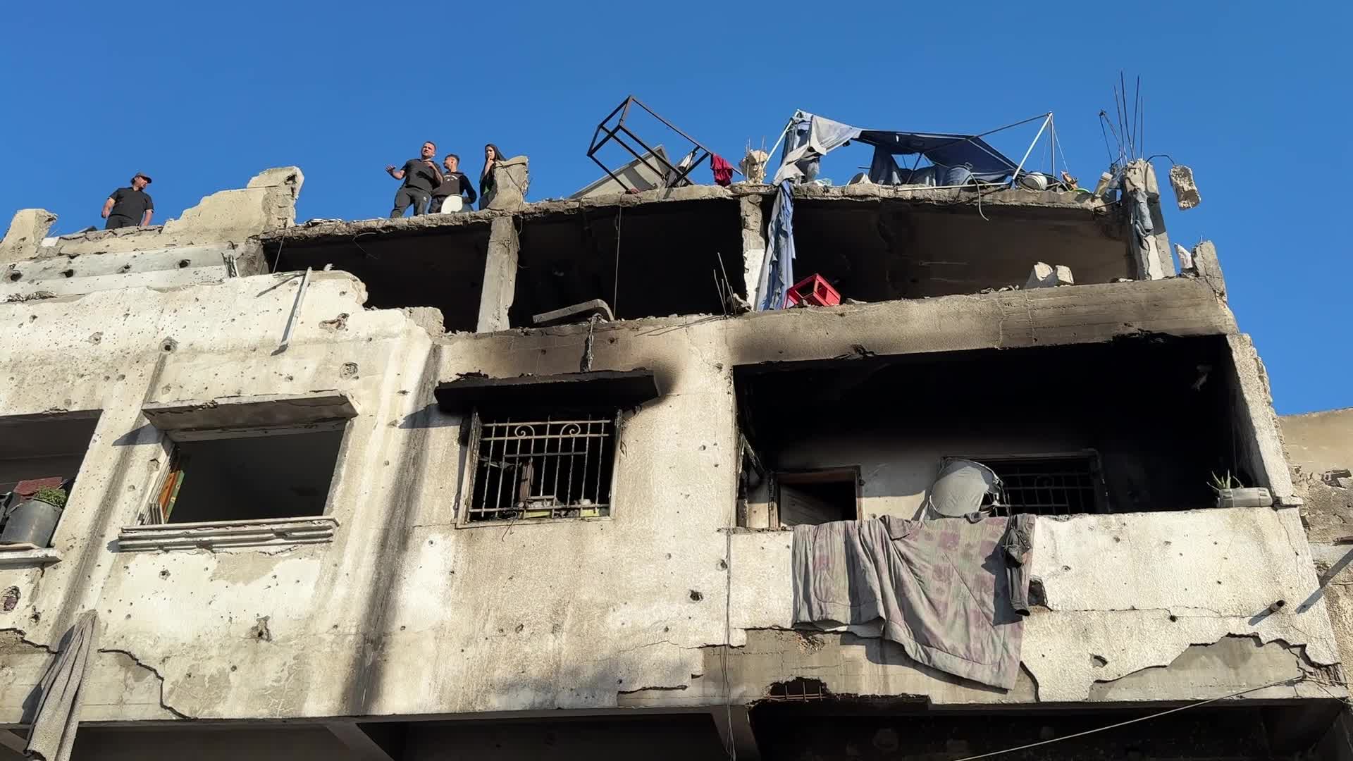 Aftermath Of Israeli Airstrike In Gaza, Palestine