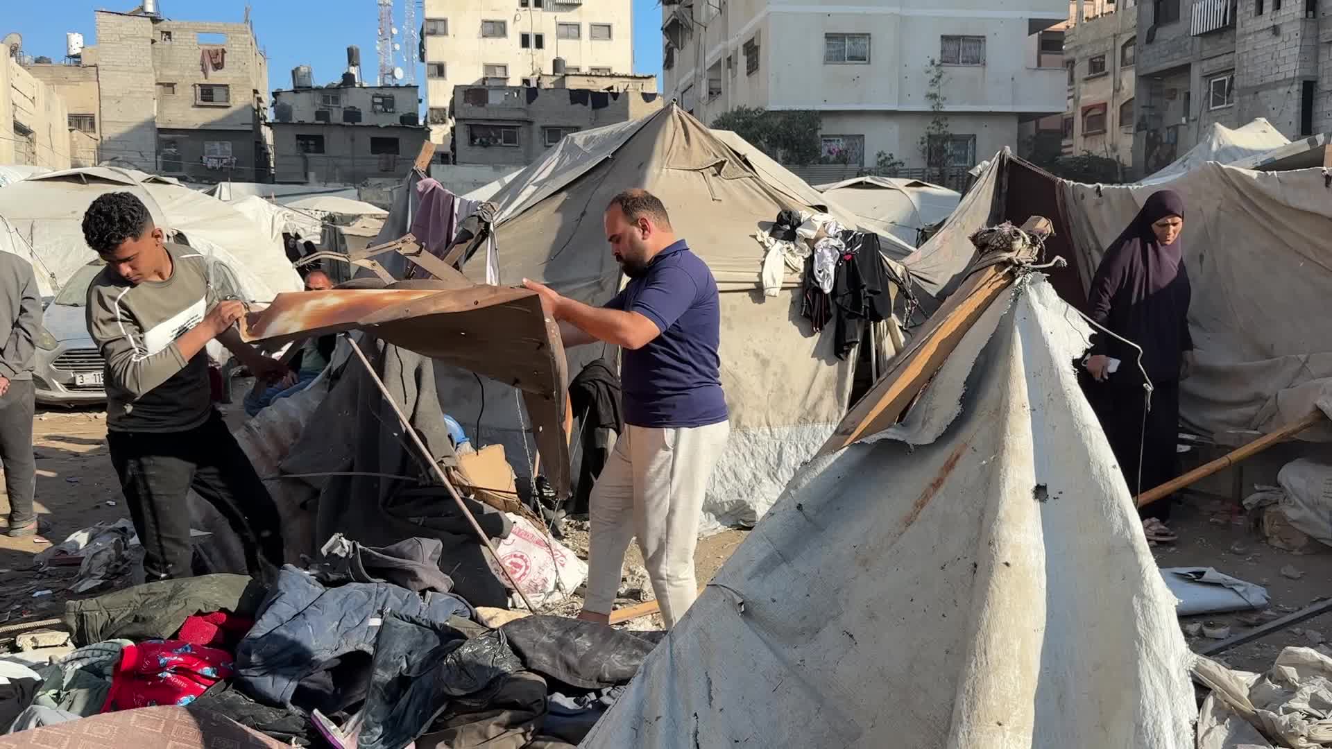 Aftermath Of Israeli Airstrike In Gaza, Palestine