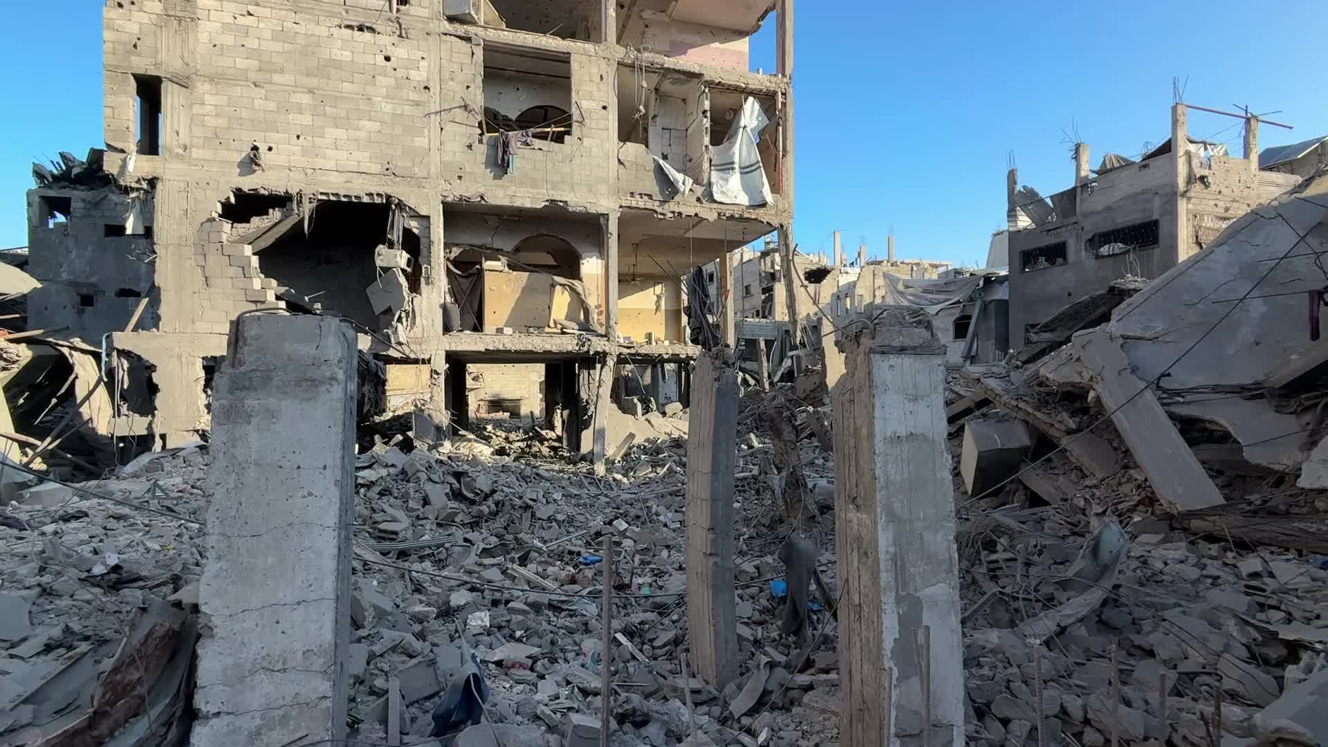 Israeli attacks on Gaza continue during Eid al-Adha
