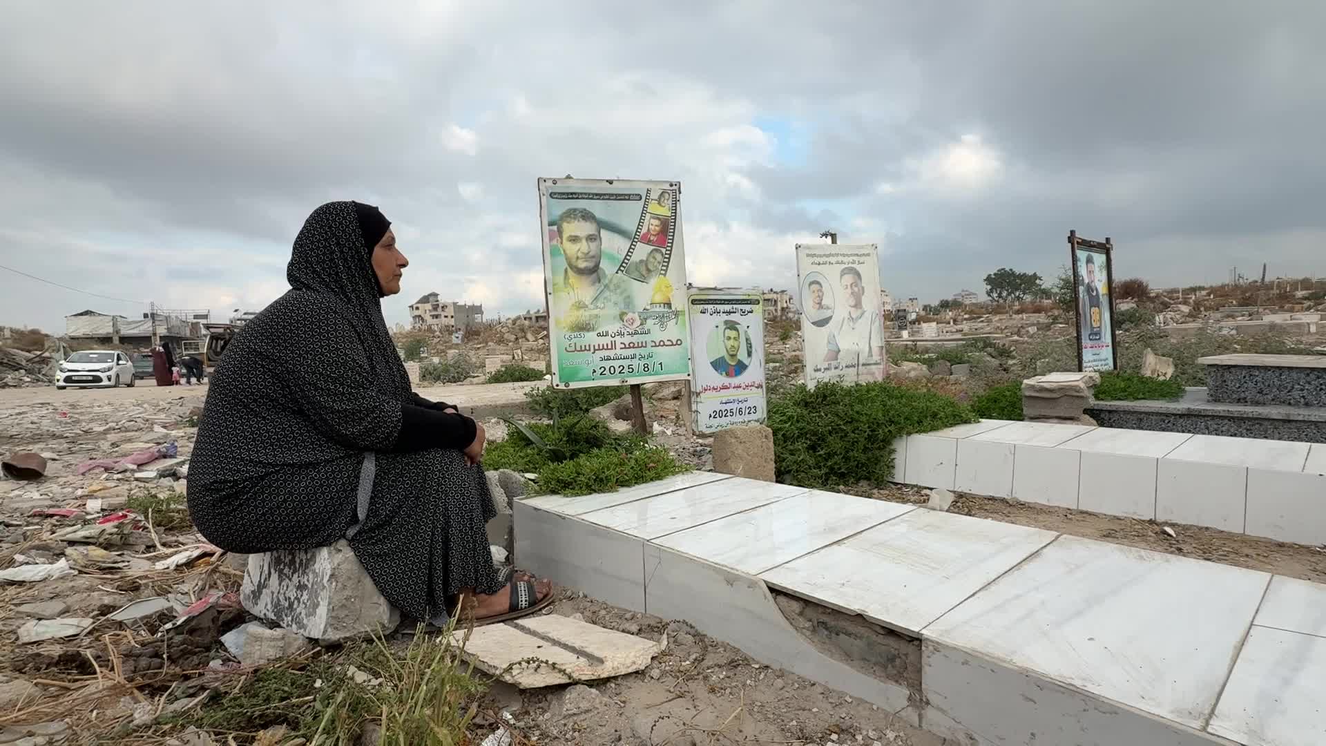 Palestinian Muslims attend the Eid al-Adha prayer, in Gaza City