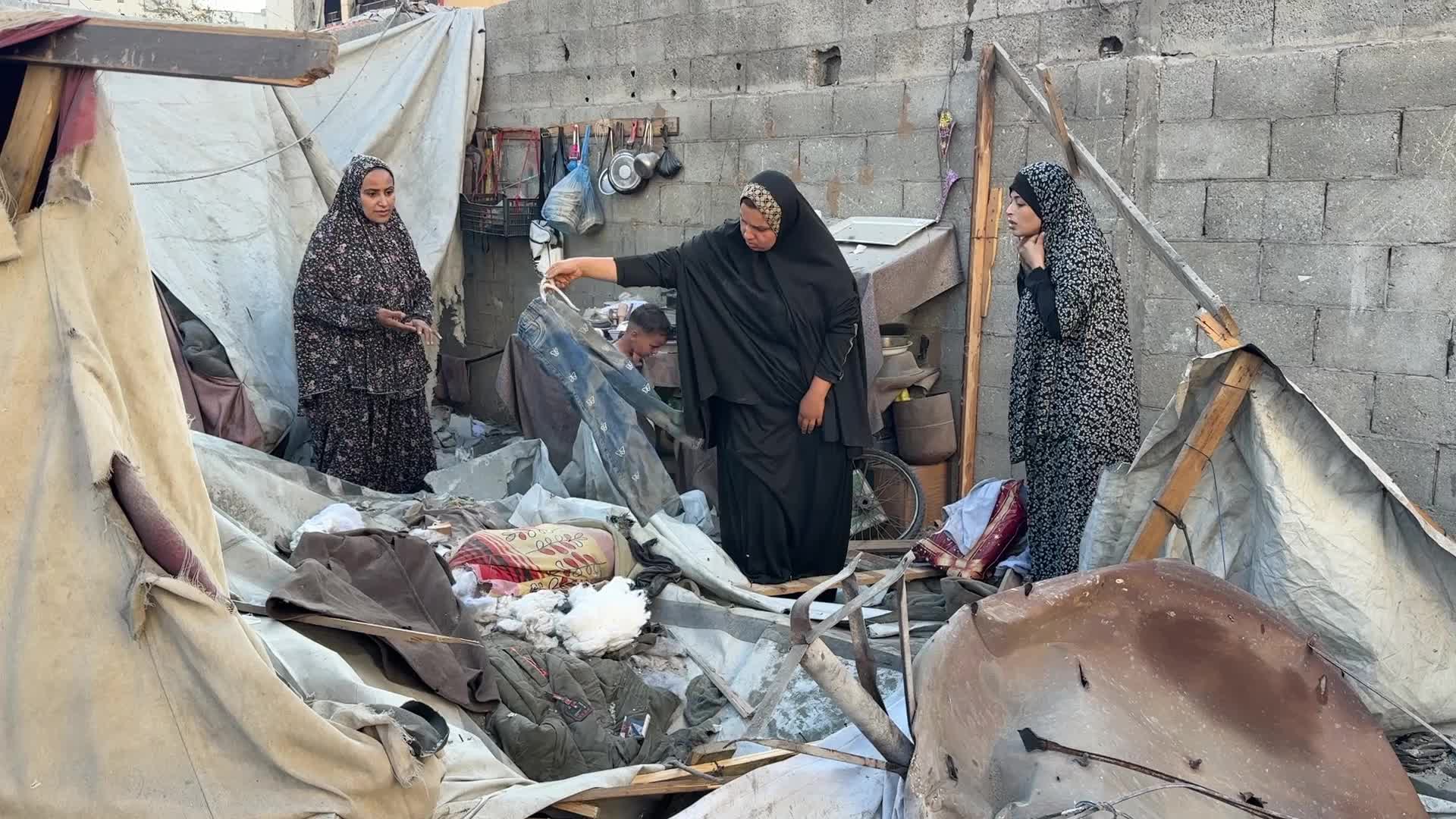Aftermath Of Israeli Airstrike In Gaza, Palestine