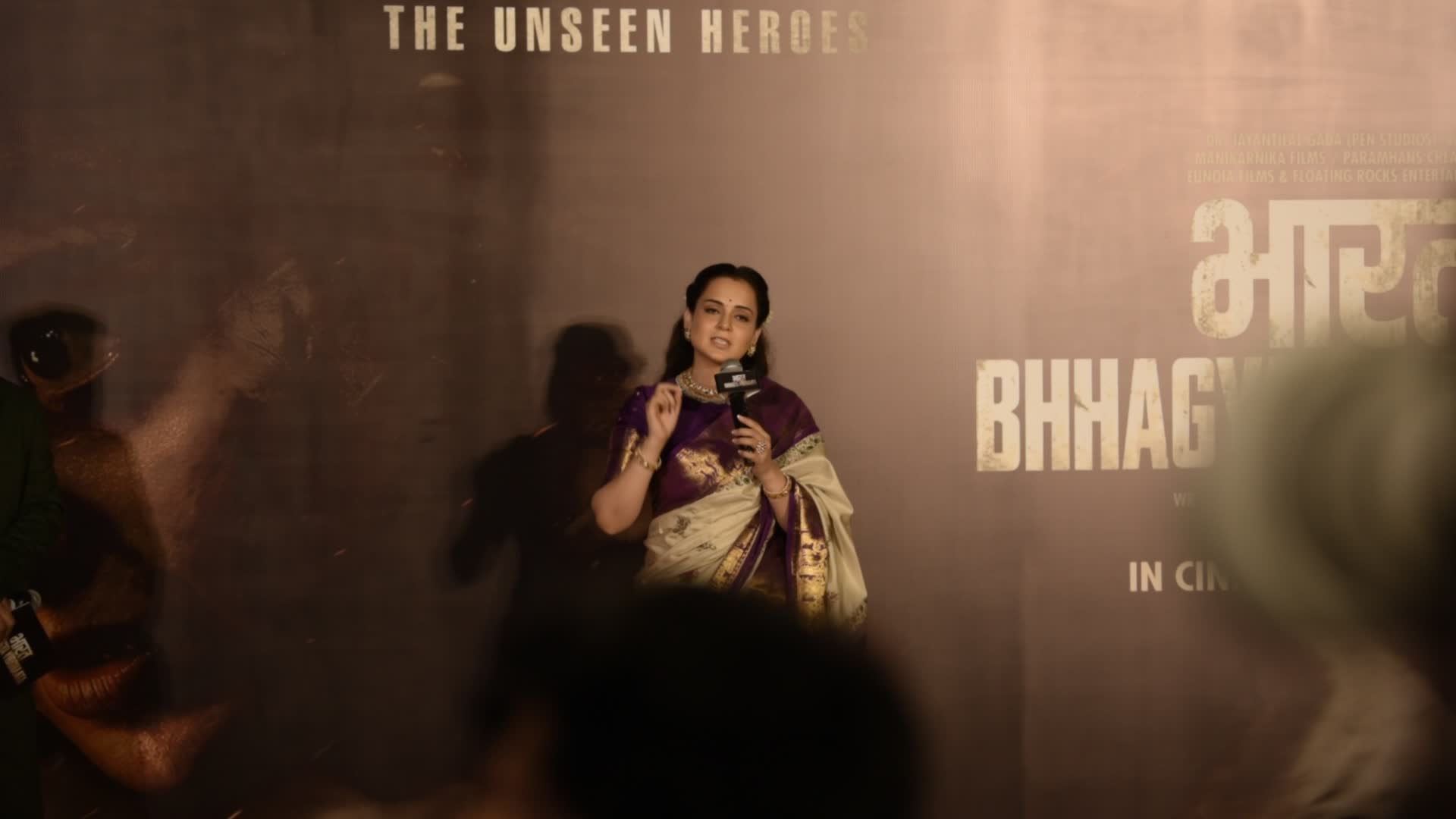 Indian Actress‑Politician Kangana Ranaut At Trailer Event In Mumbai