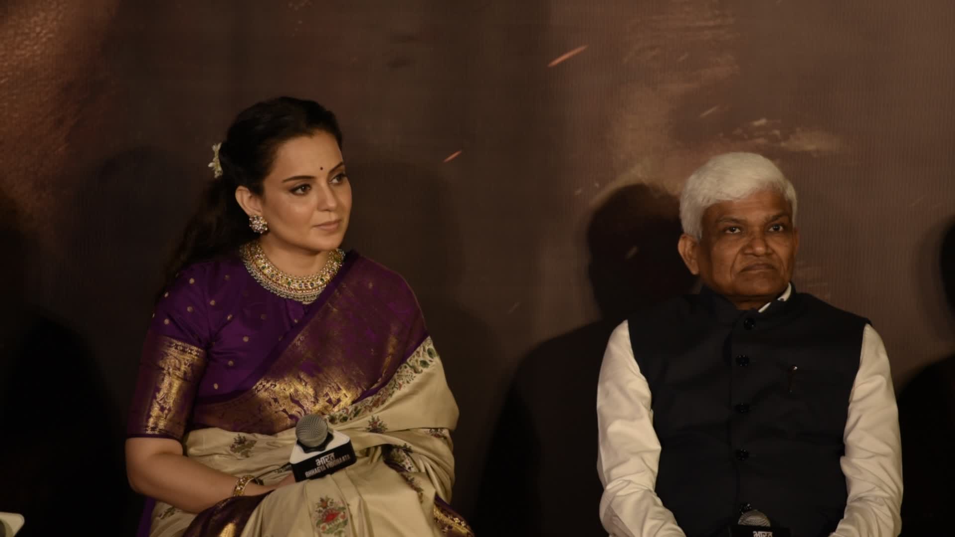 Indian Actress‑Politician Kangana Ranaut At Trailer Event In Mumbai