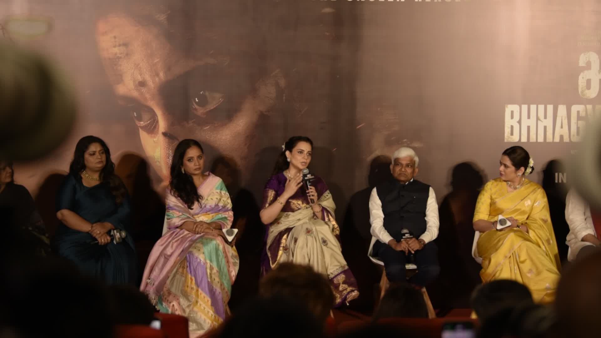 Indian Actress‑Politician Kangana Ranaut At Trailer Event In Mumbai