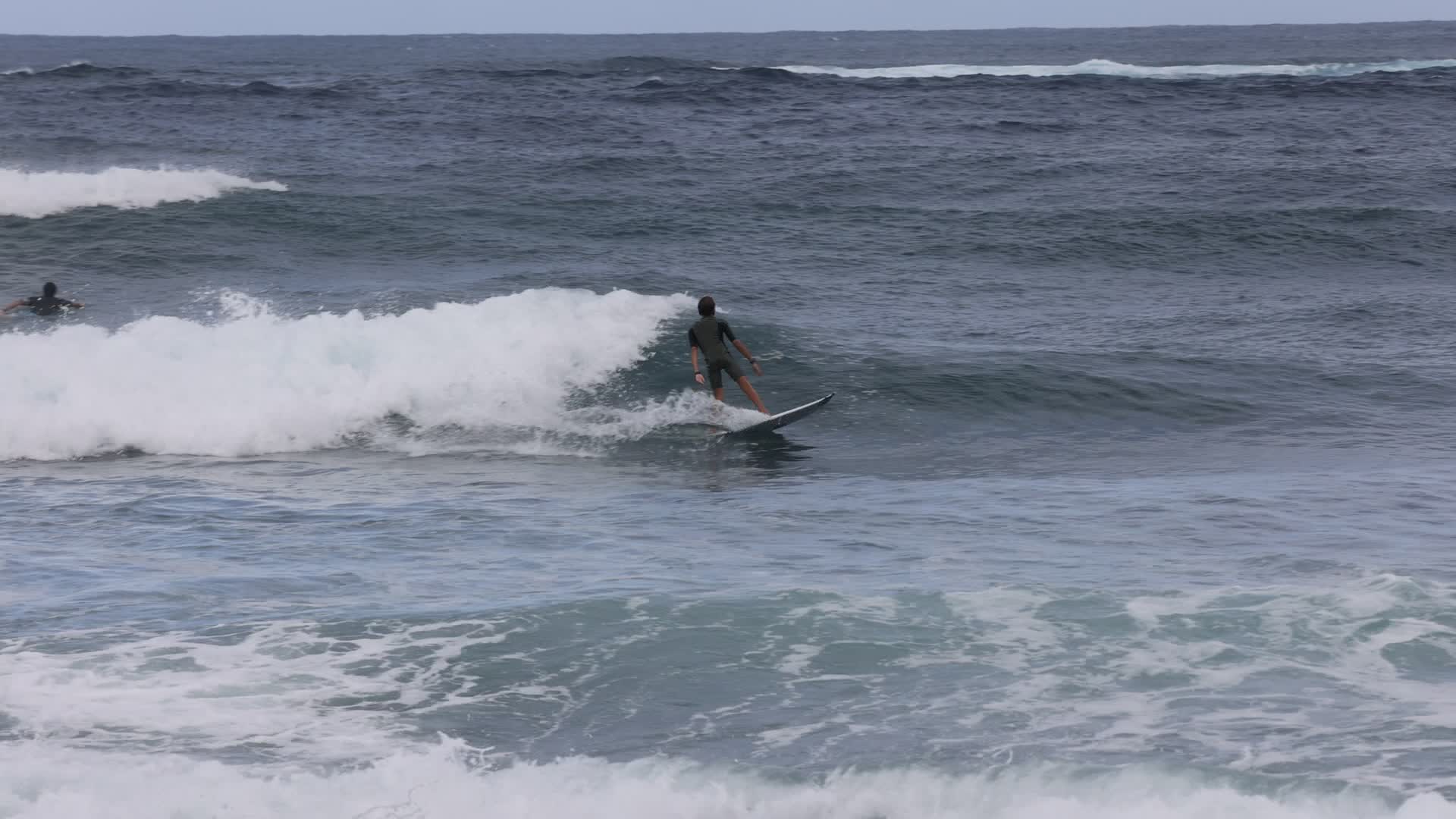 Surfing and boogie boarding in Tahiti