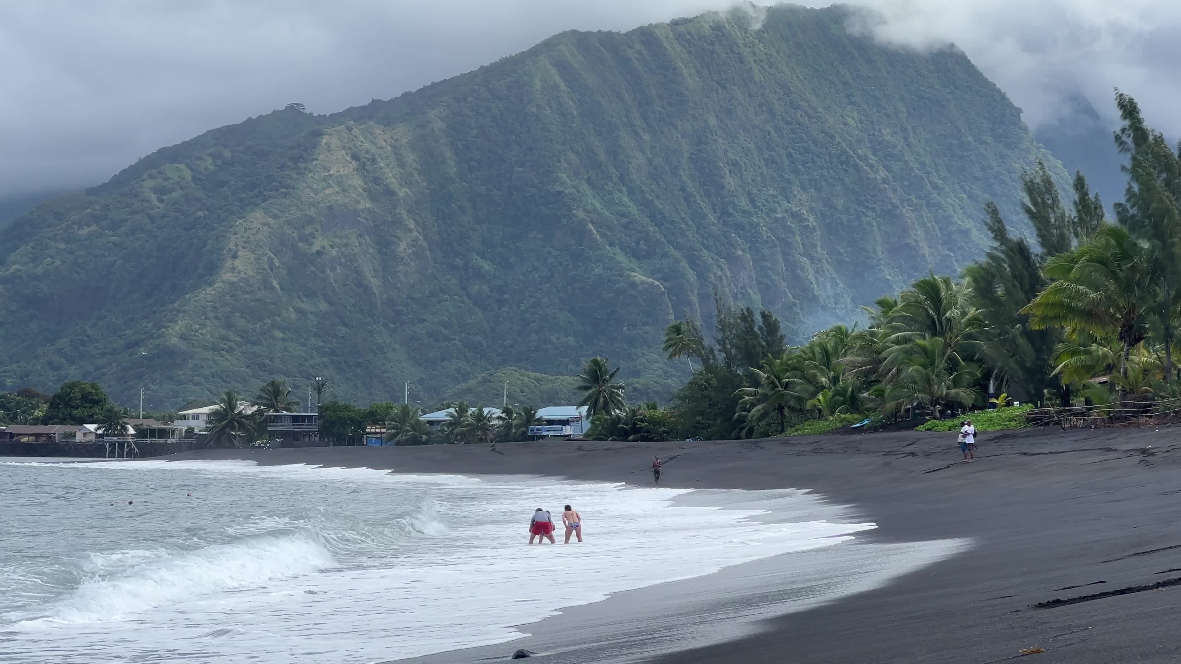 Surfing and boogie boarding in Tahiti