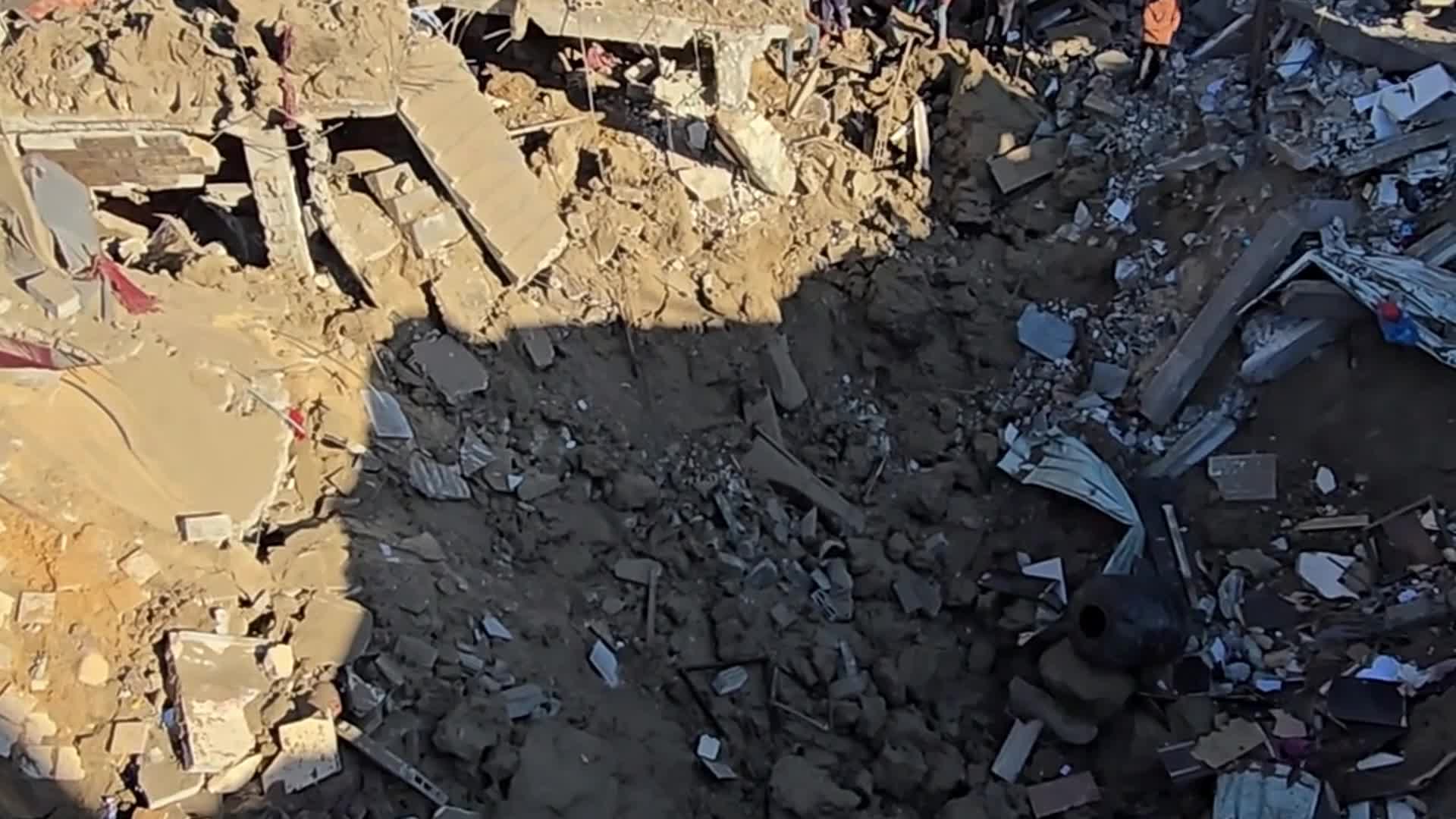 Aftermath Of Israeli Airstrike In Gaza