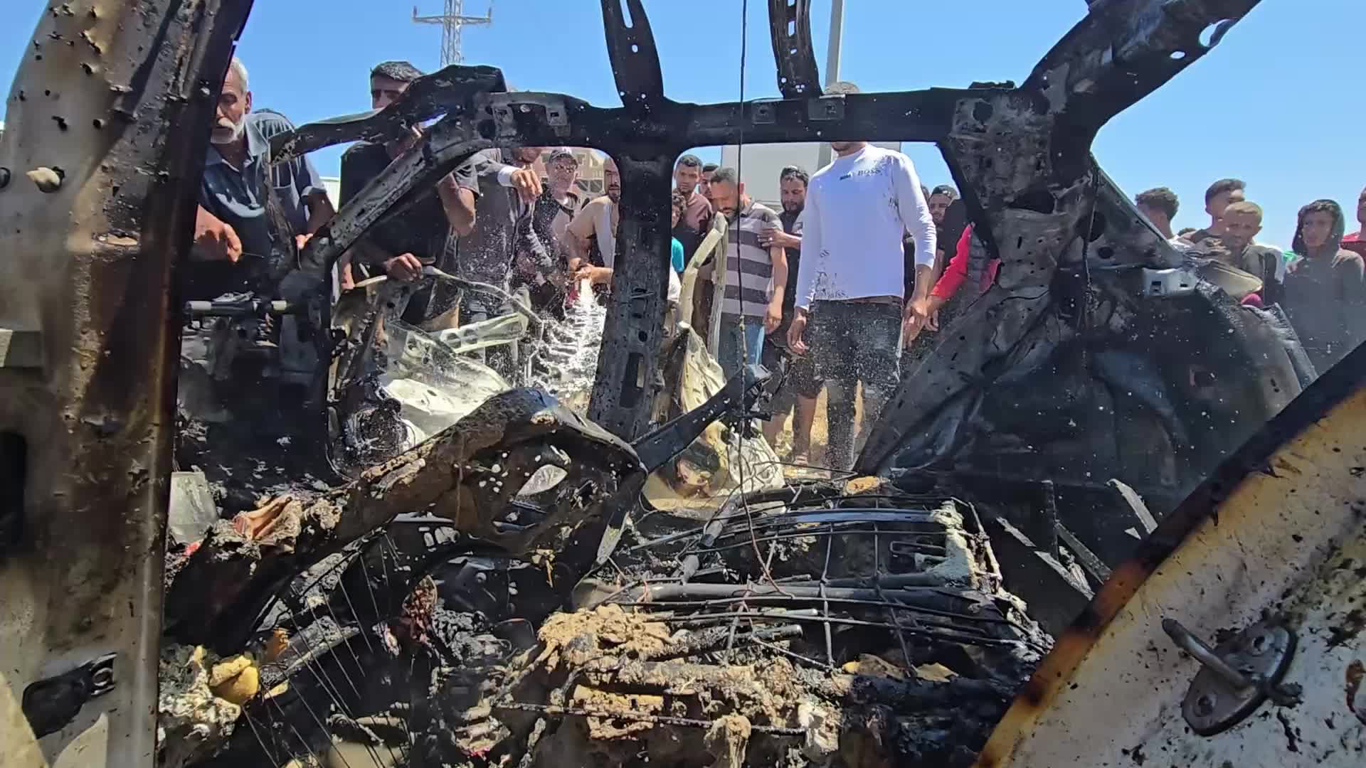 Israeli Airstrike In Deir al-Balah, In Gaza