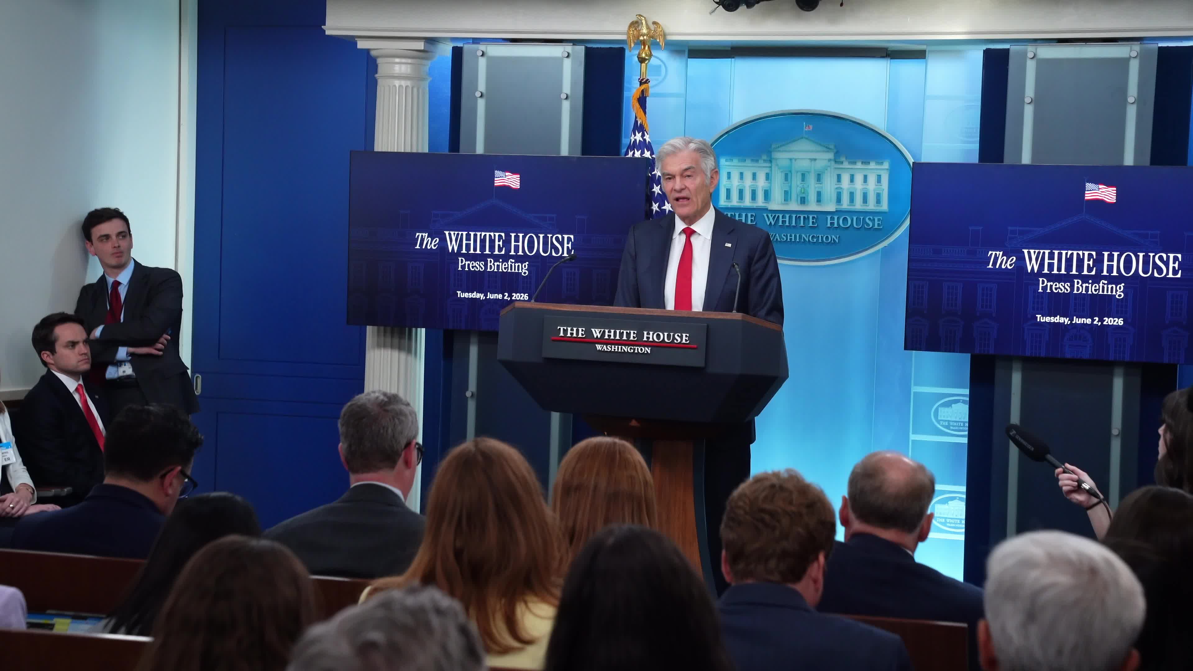 Dr. Mehmet Oz White House weekly press briefing