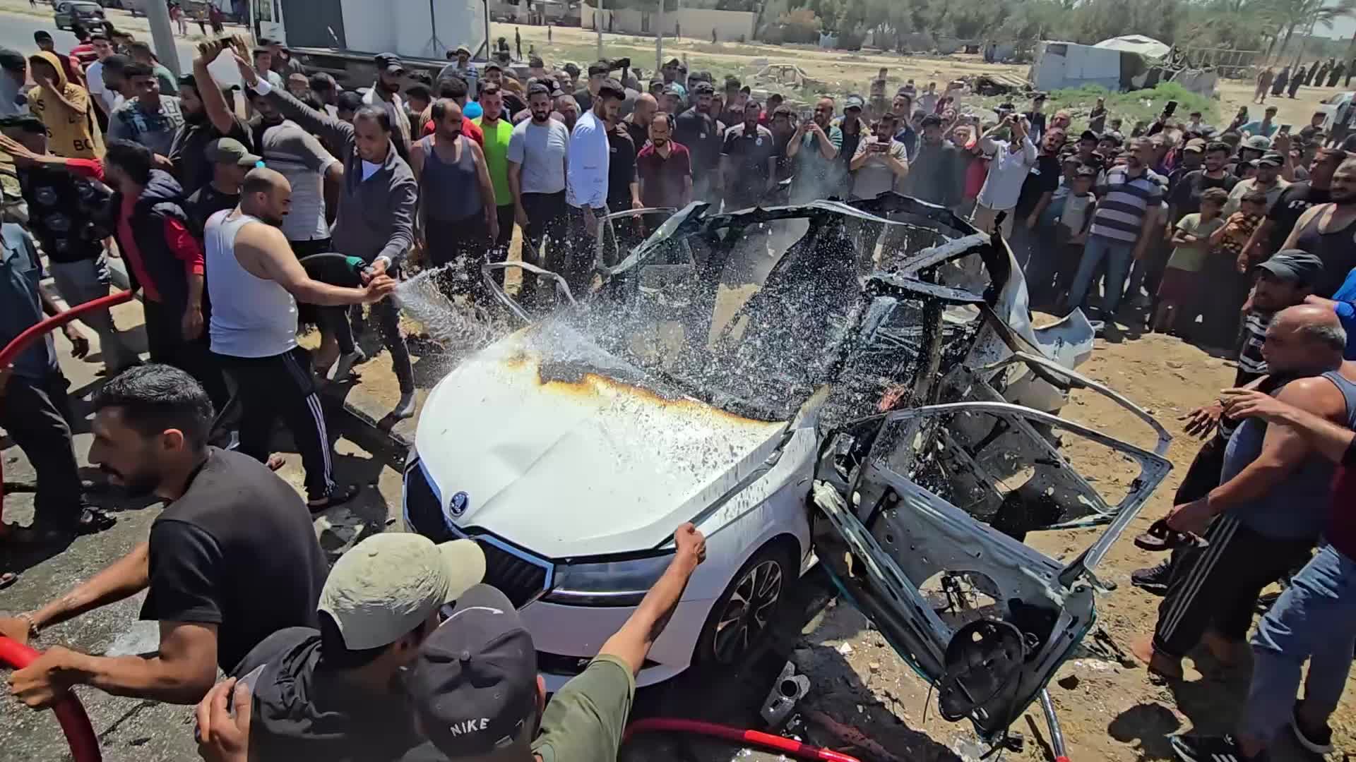 Israeli Airstrike In Deir al-Balah, In Gaza