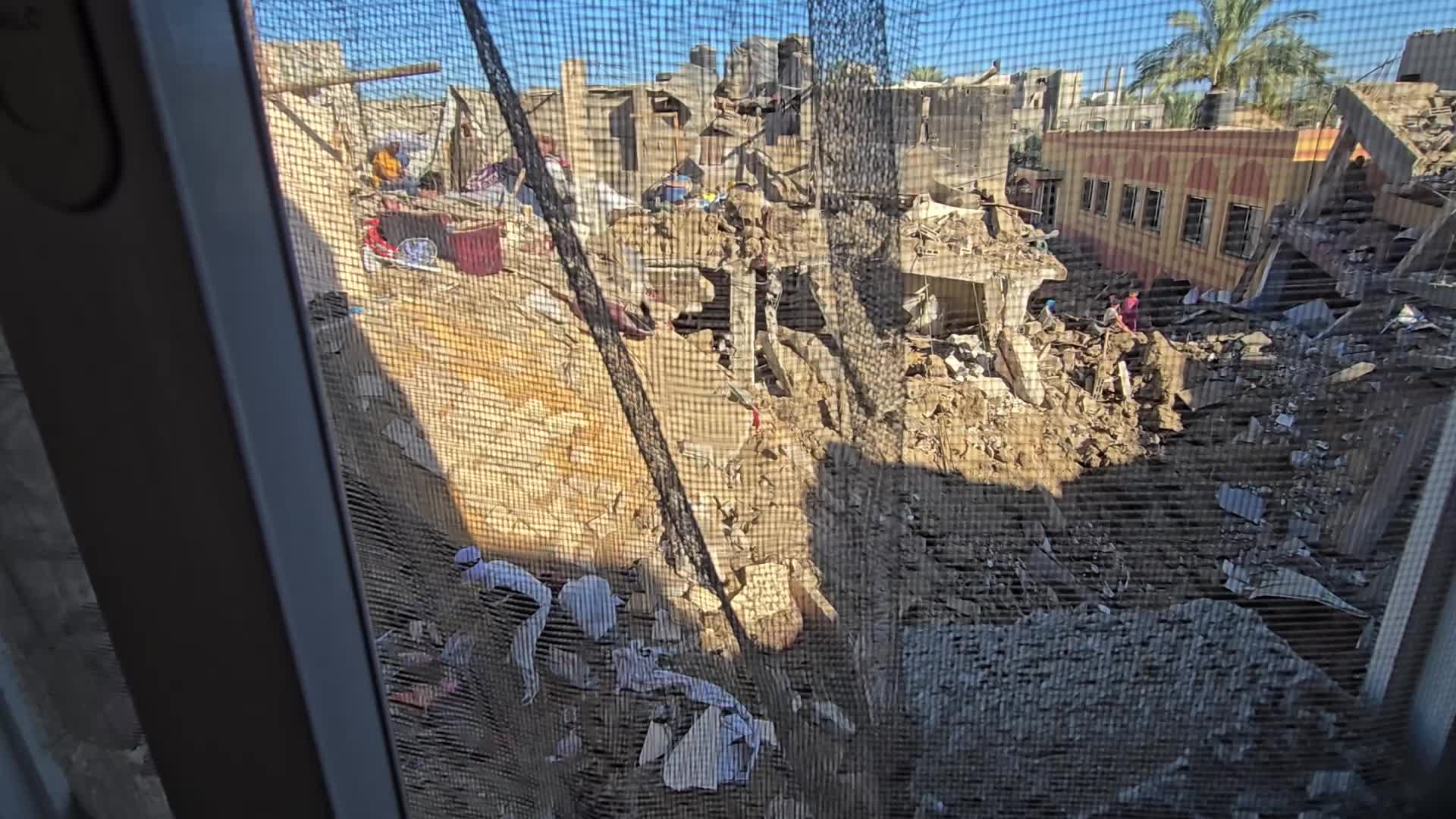 Aftermath Of Israeli Airstrike In Gaza